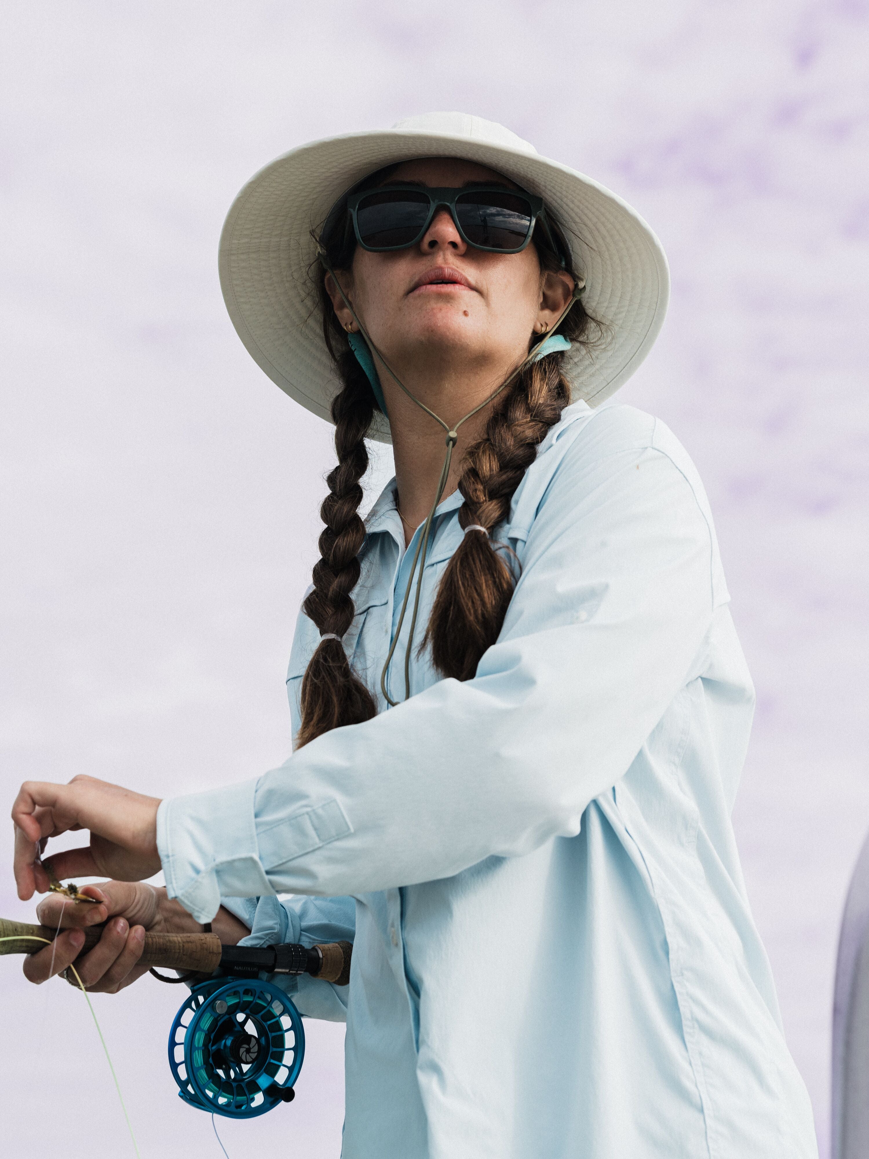 W's Lightweight Fishing Shirt Long Sleeve - Ice Water