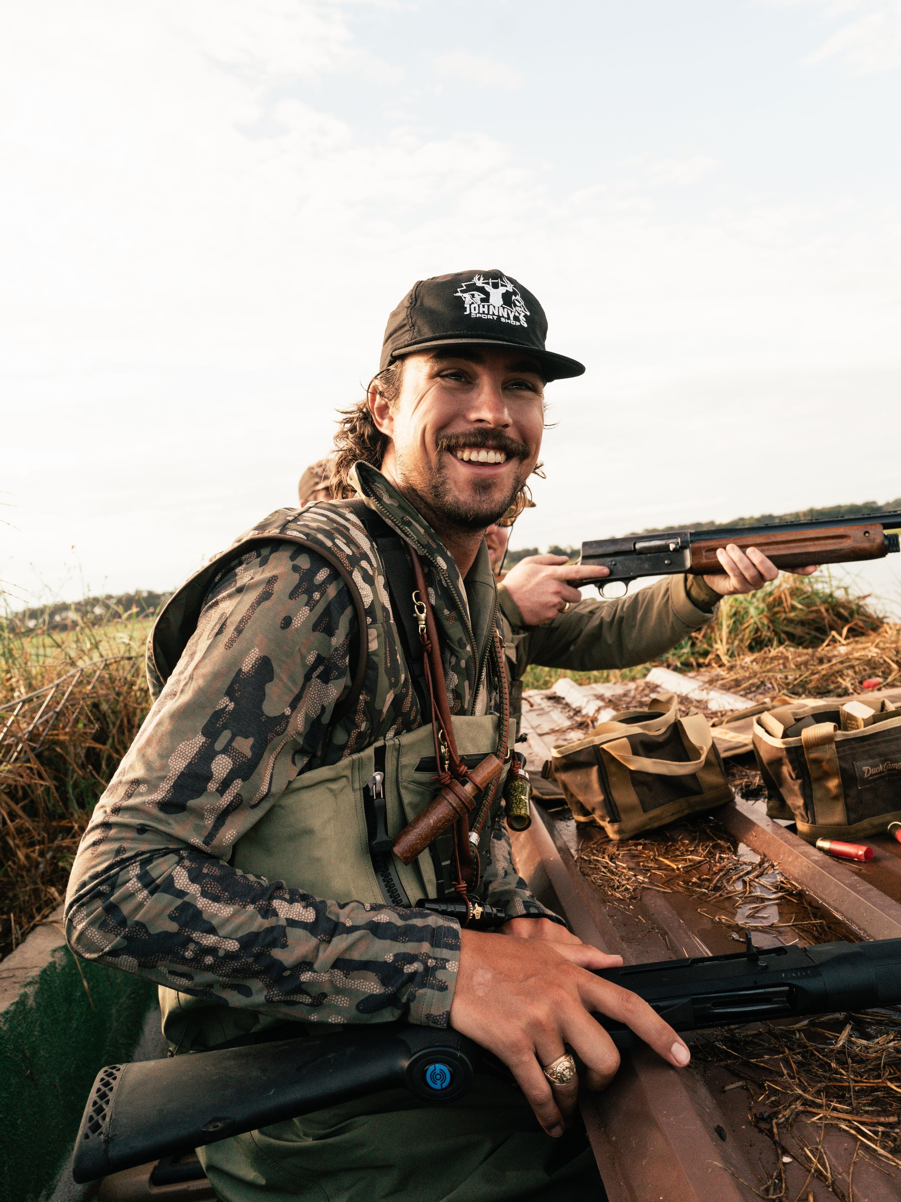 Duck Camp Zip Waders - Moss/Raven