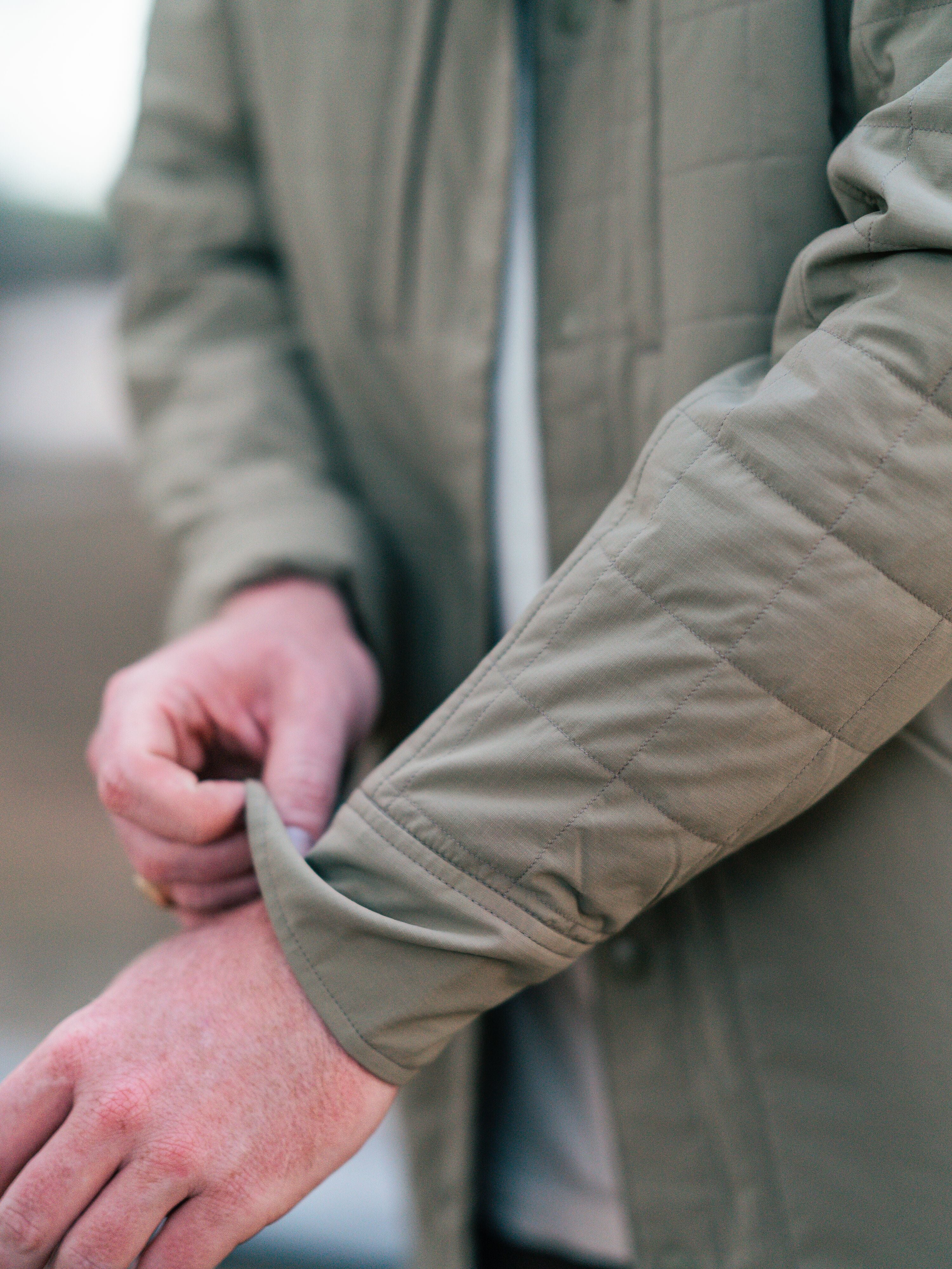 M's Airflow Insulated Lightweight Shacket - Sagebrush