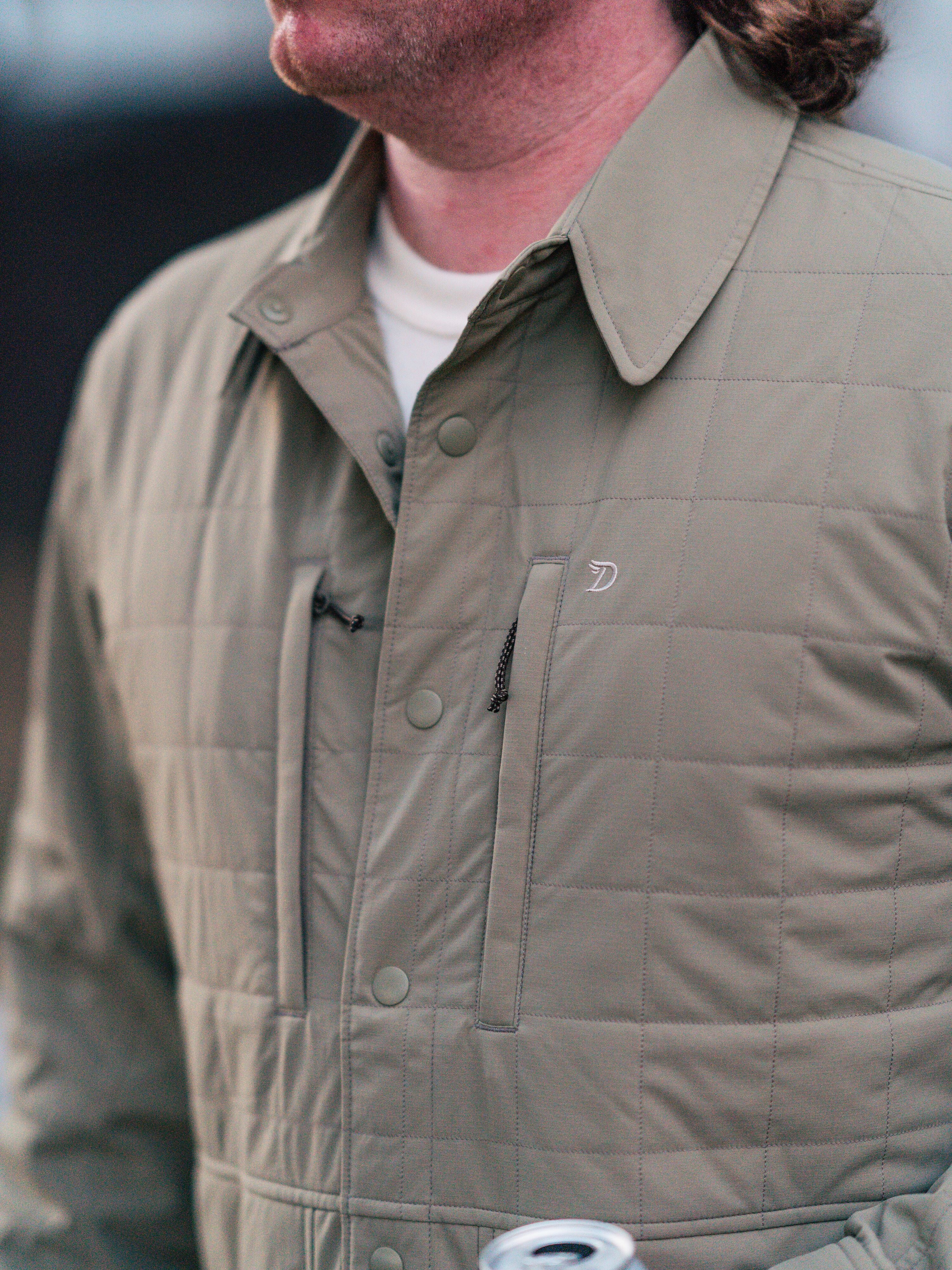 M's Airflow Insulated Lightweight Shacket - Sagebrush