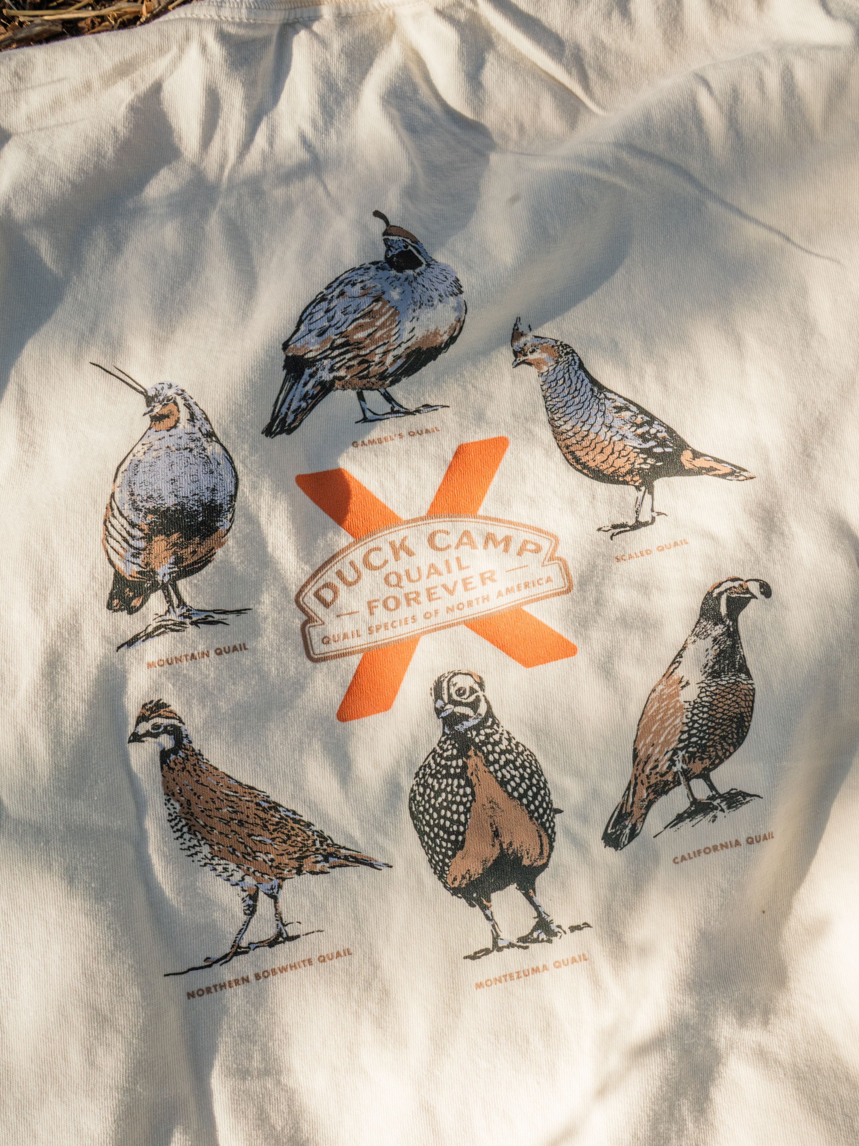 Quail Forever x DC Quail of North America Tee - Ivory