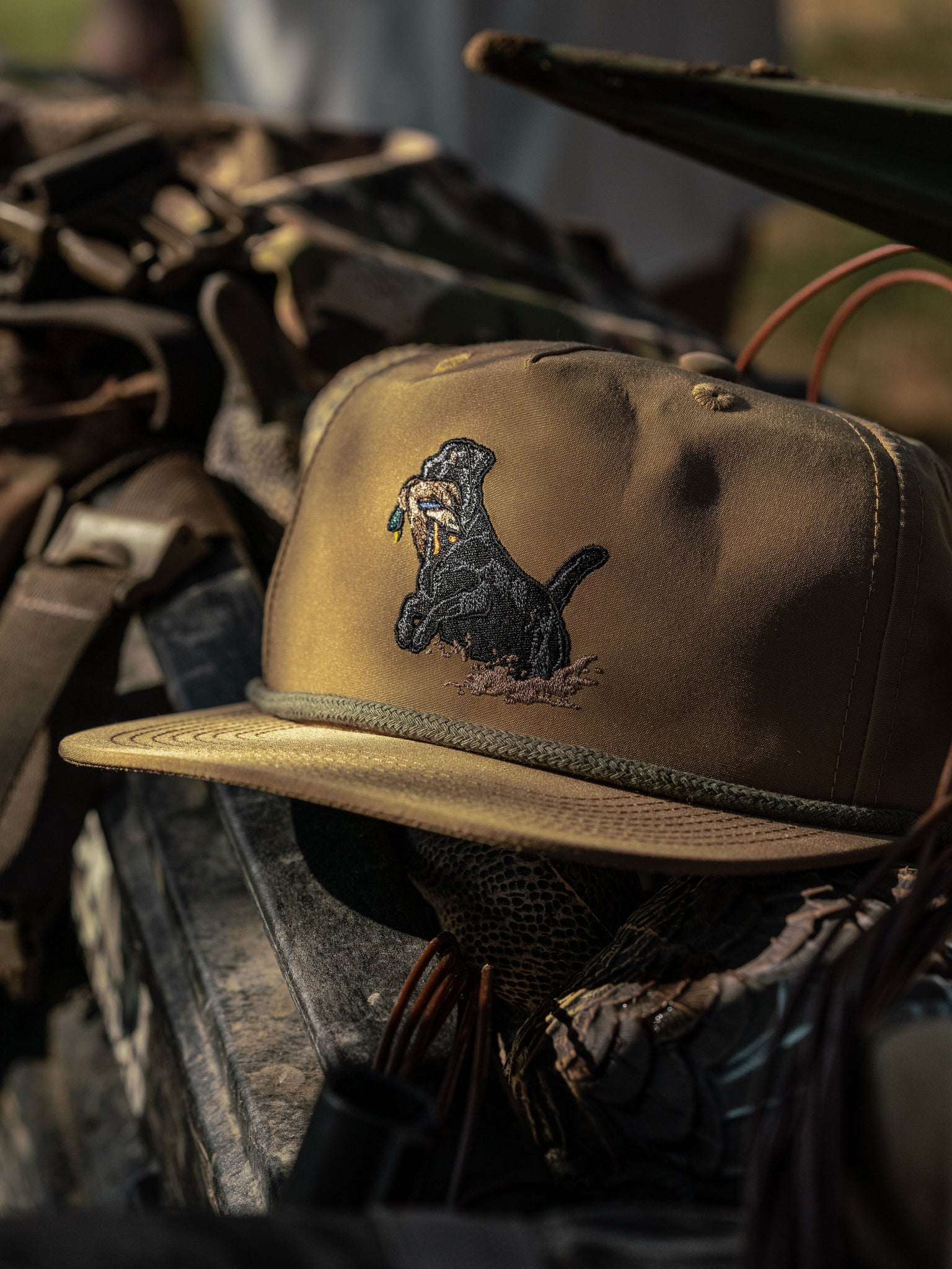 Black Lab Hat - Wheat