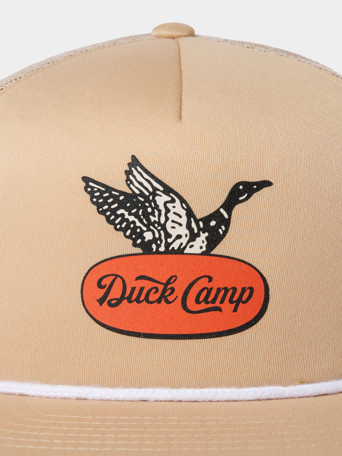 Duck Scripture Retro Trucker - Wheat