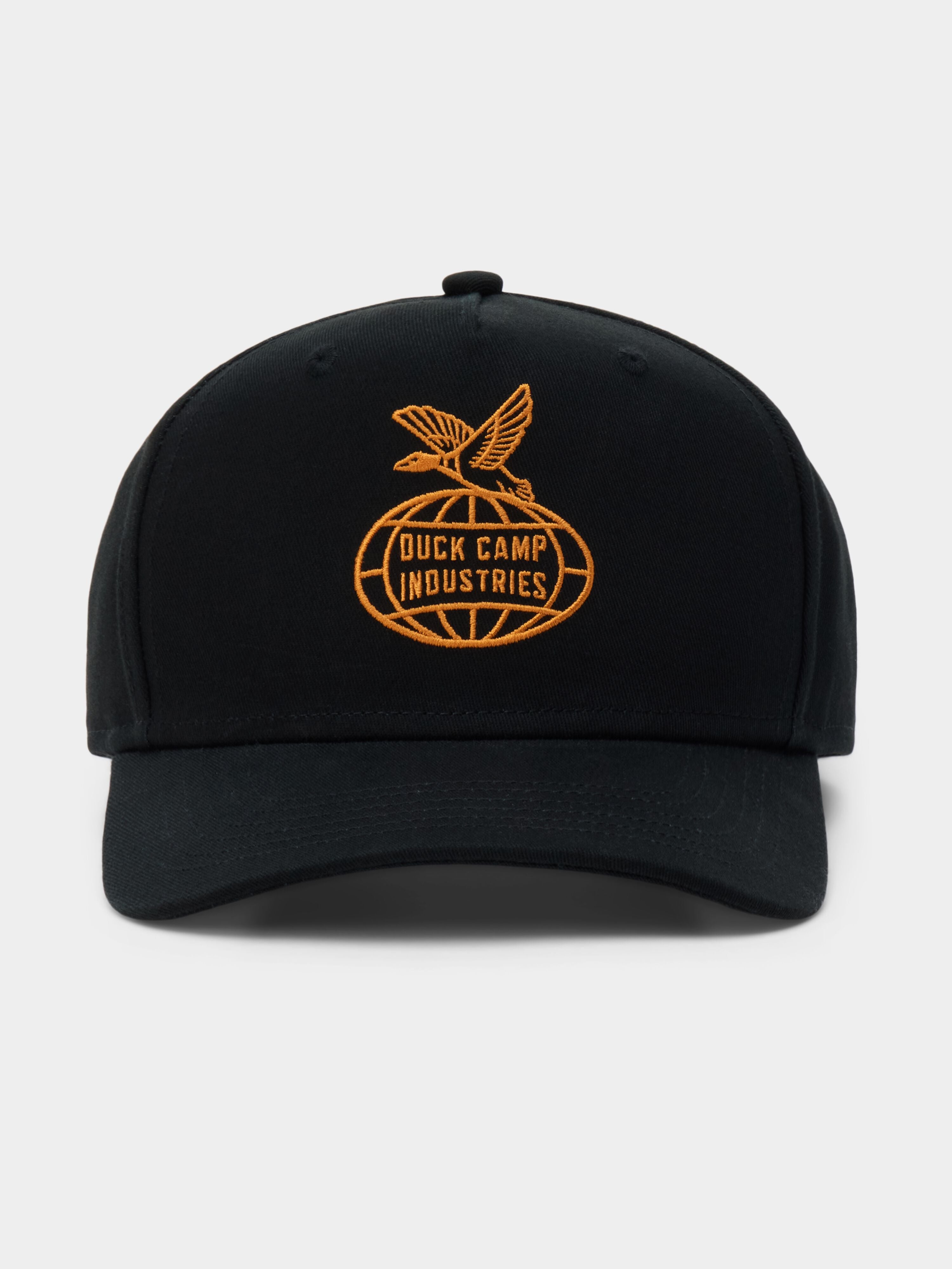 Duck Camp Industries High Crown Twill Cap - Black