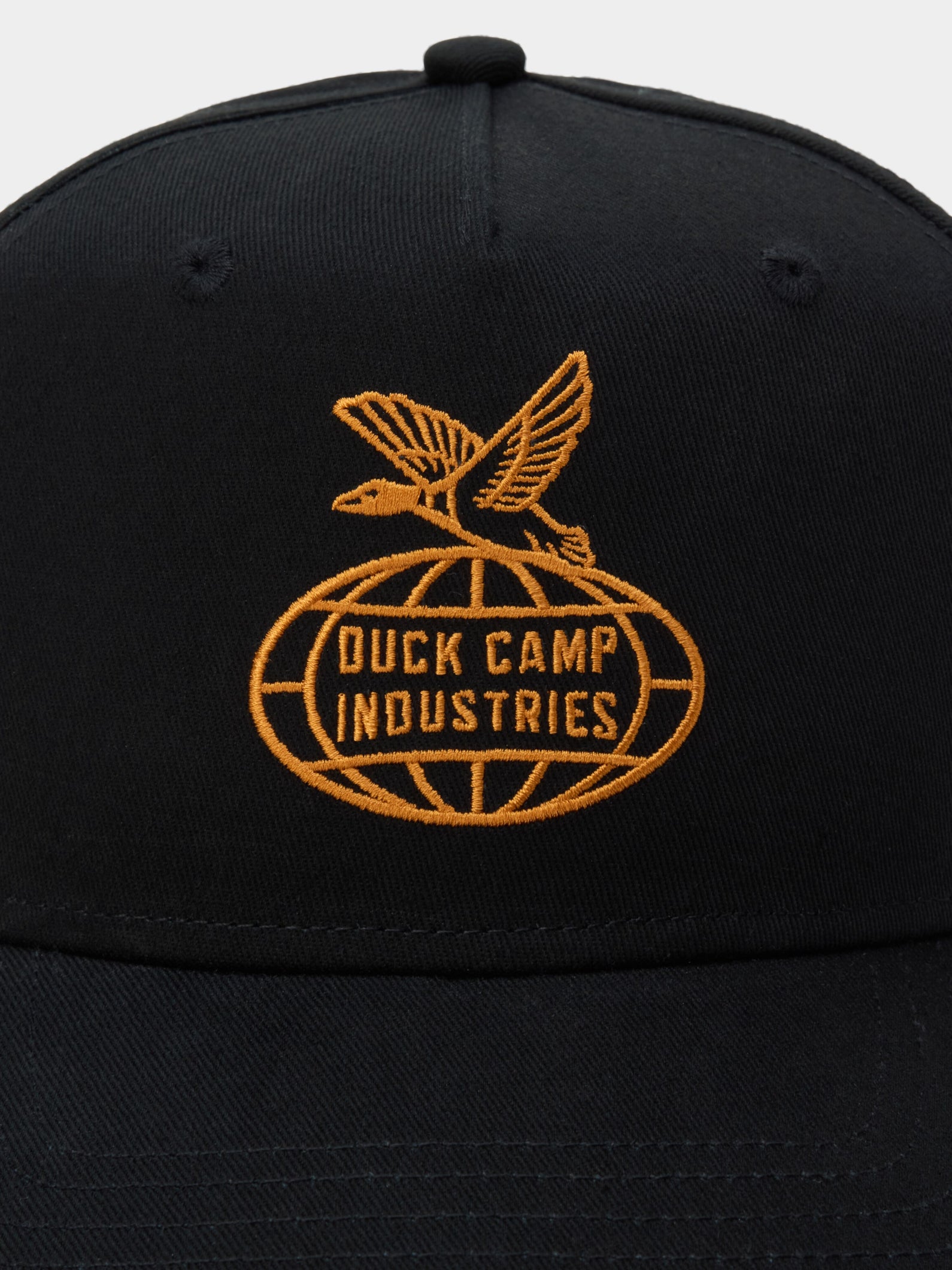 Duck Camp Industries High Crown Twill Cap - Black