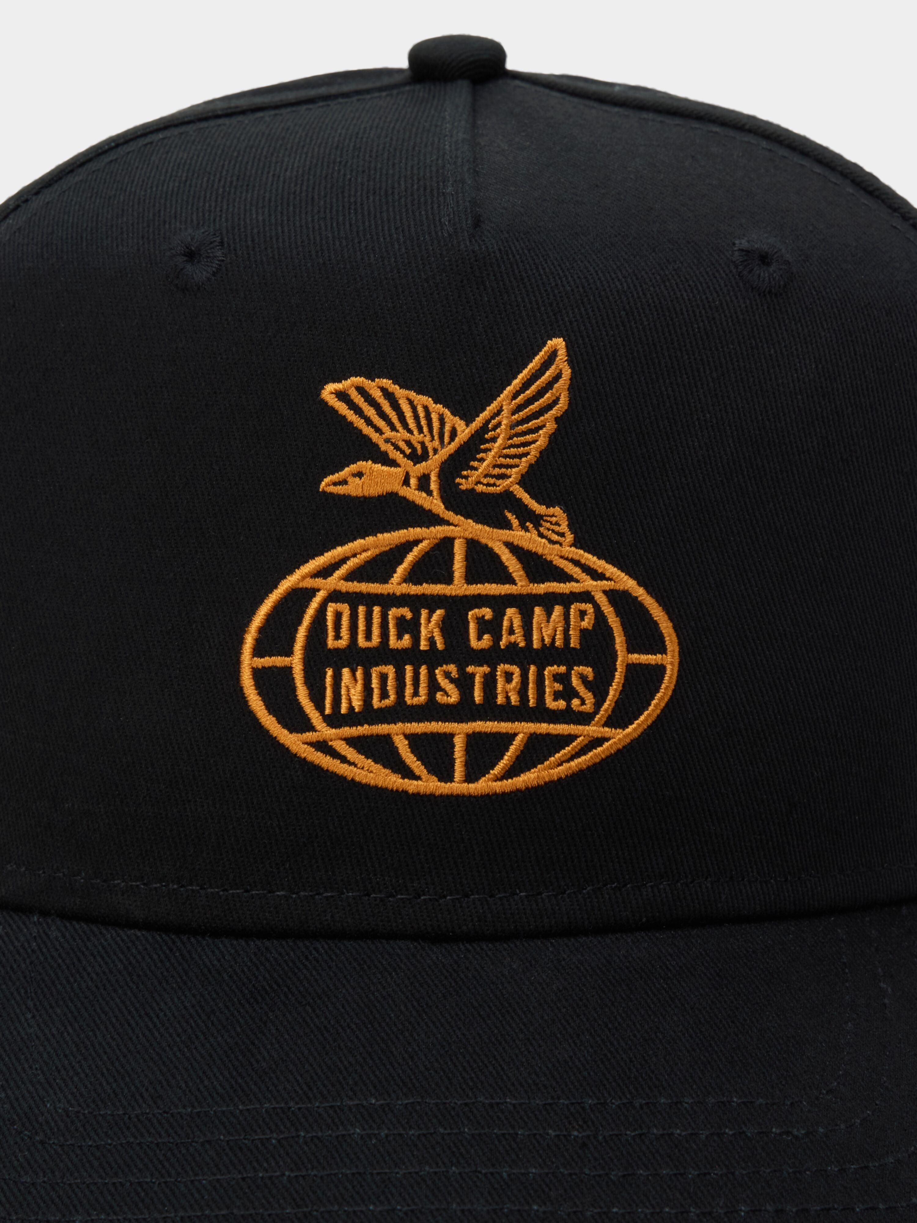 Duck Camp Industries High Crown Twill Cap - Black