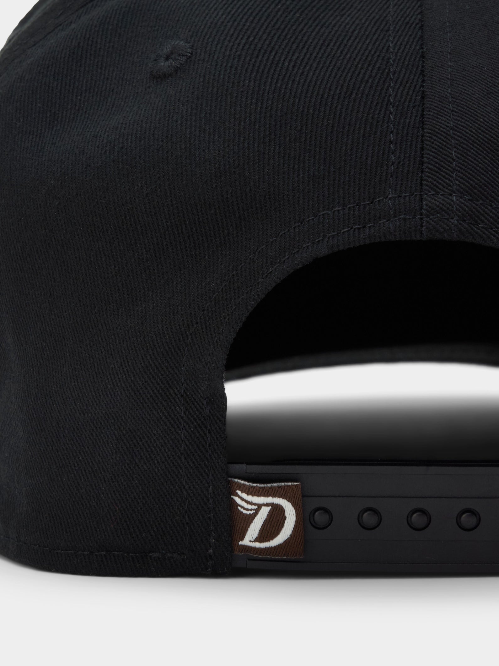 Duck Camp Industries High Crown Twill Cap - Black
