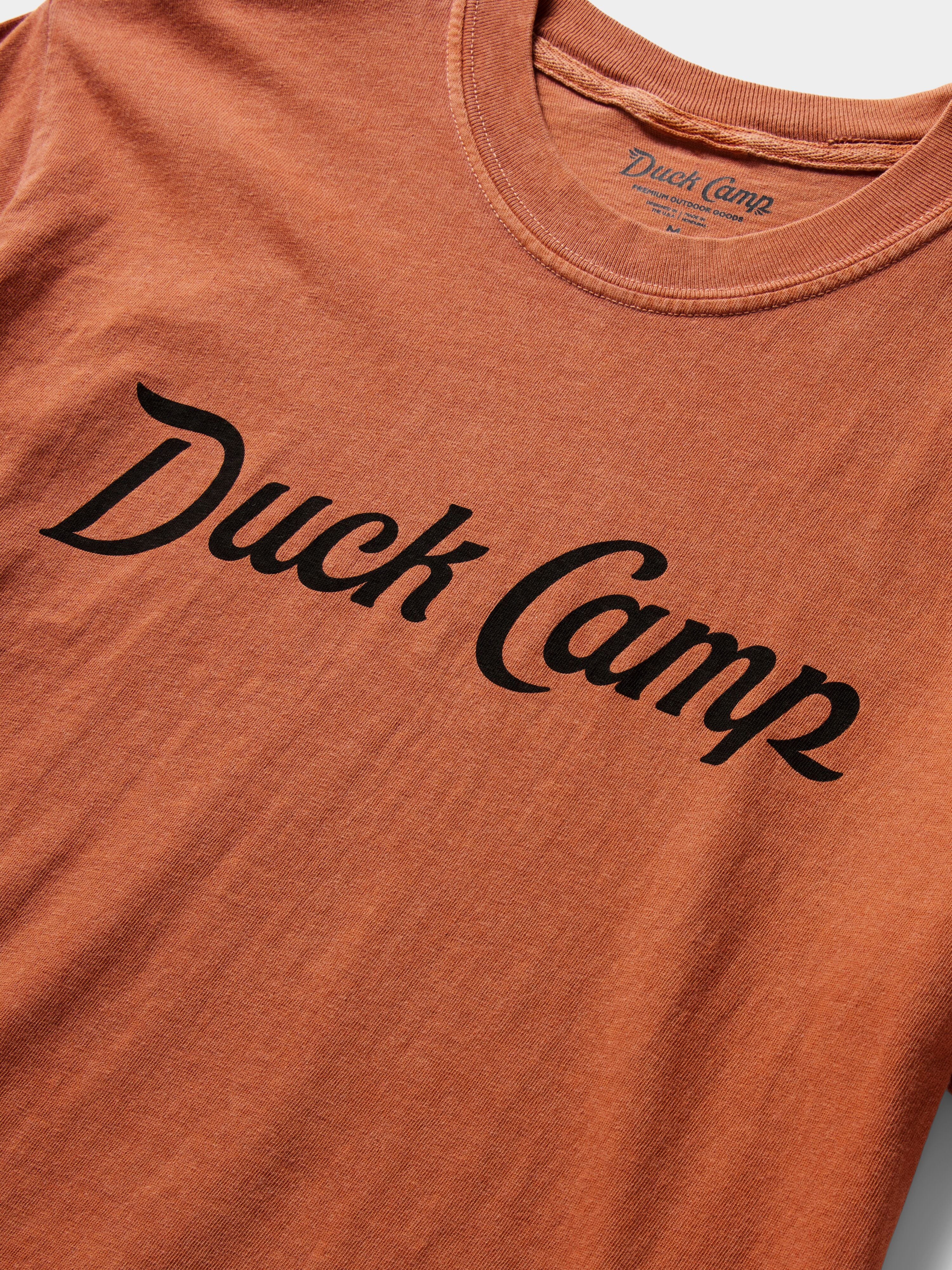 Duck Camp Logo Tee - Clay