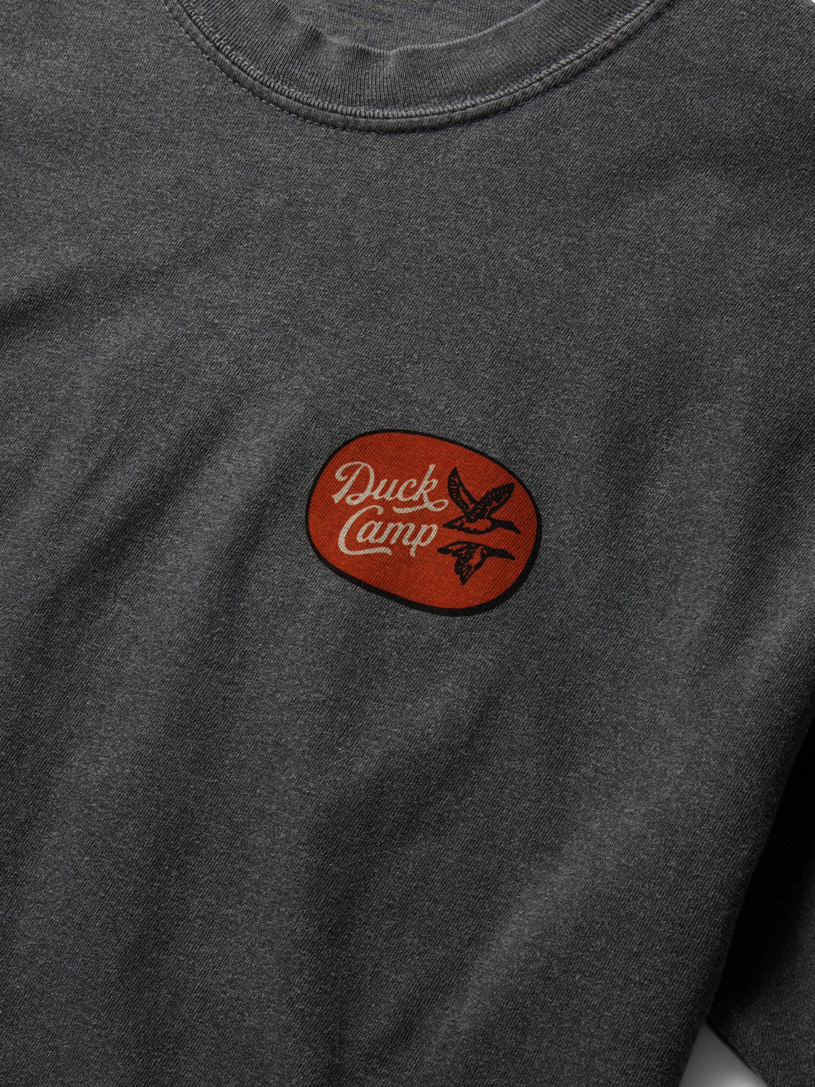 Duck Scripture Tee - Pepper