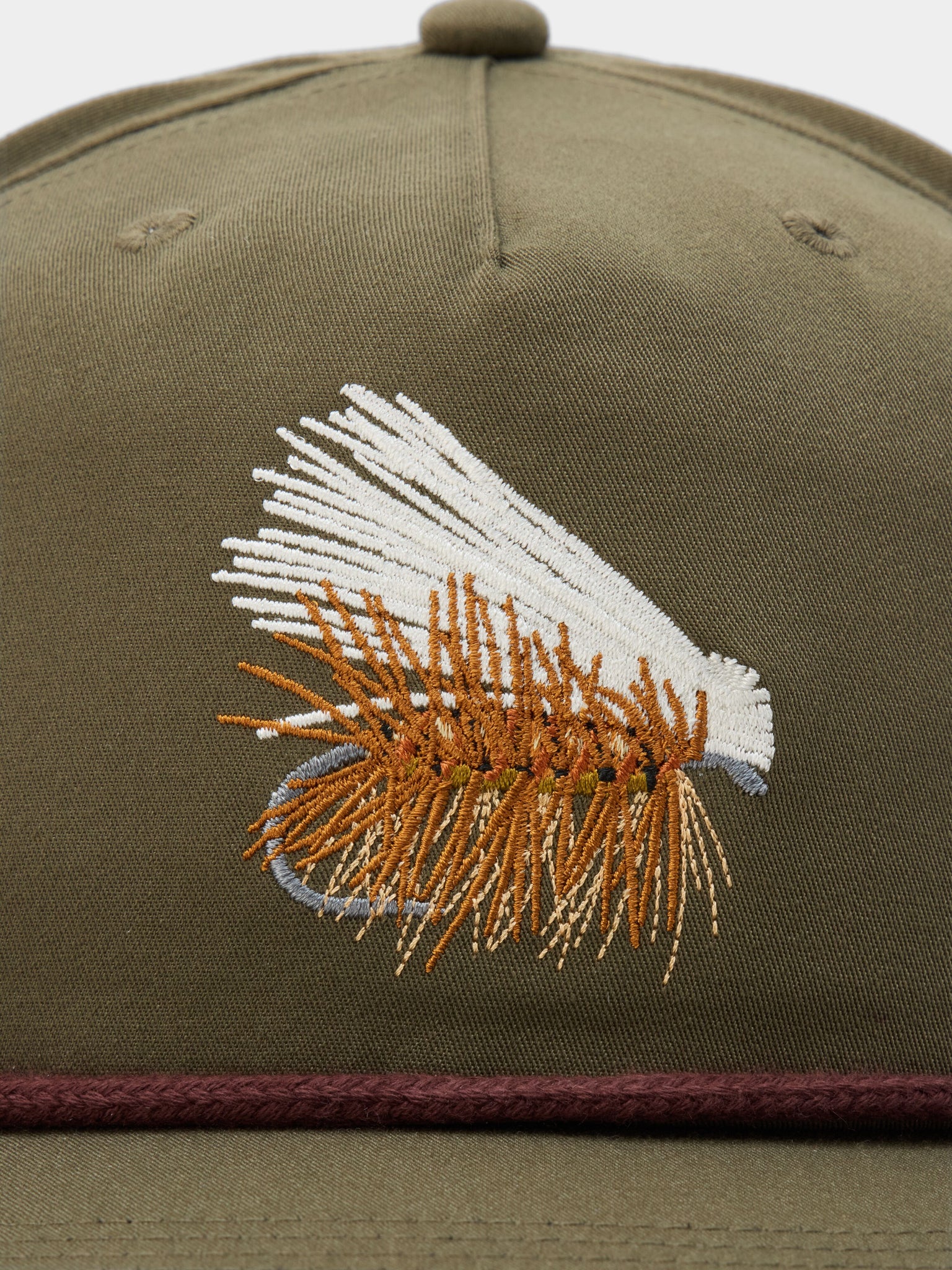 Elk Hair Caddis Hat - Military Green