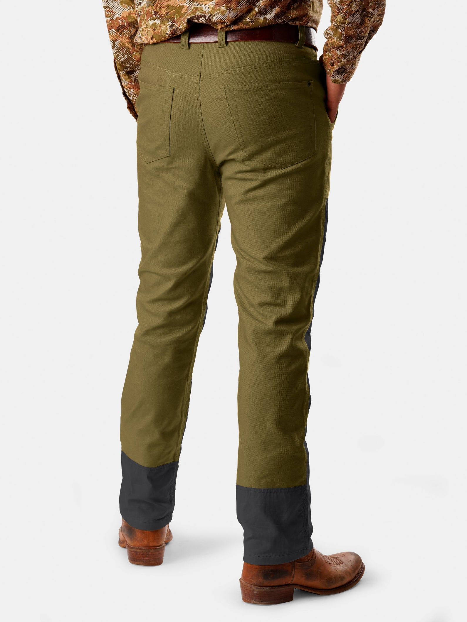 M's Guide Brush Pants - Dark Olive/Raven