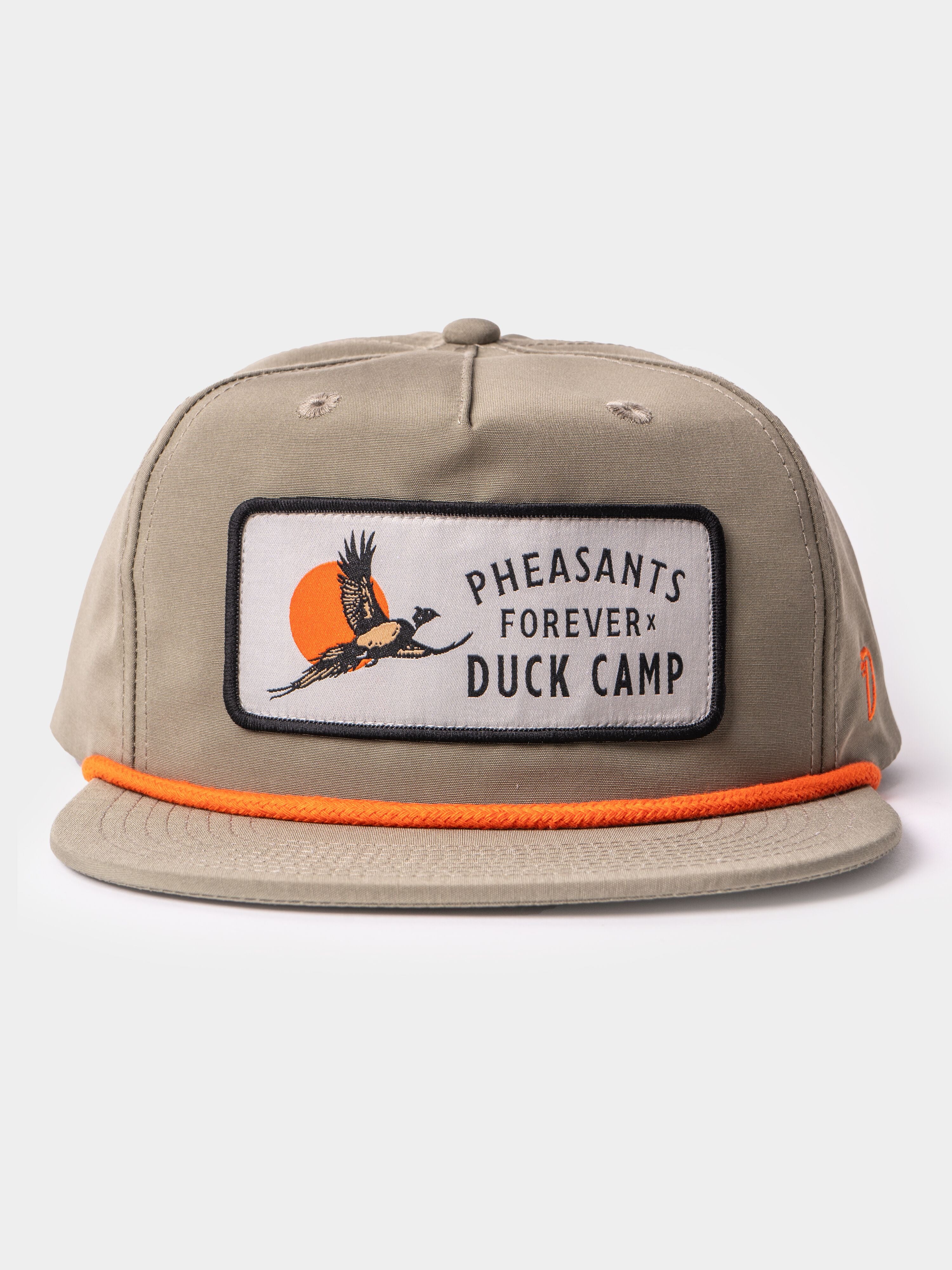 Duck Camp x Pheasants Forever Badge Hat - Military Green