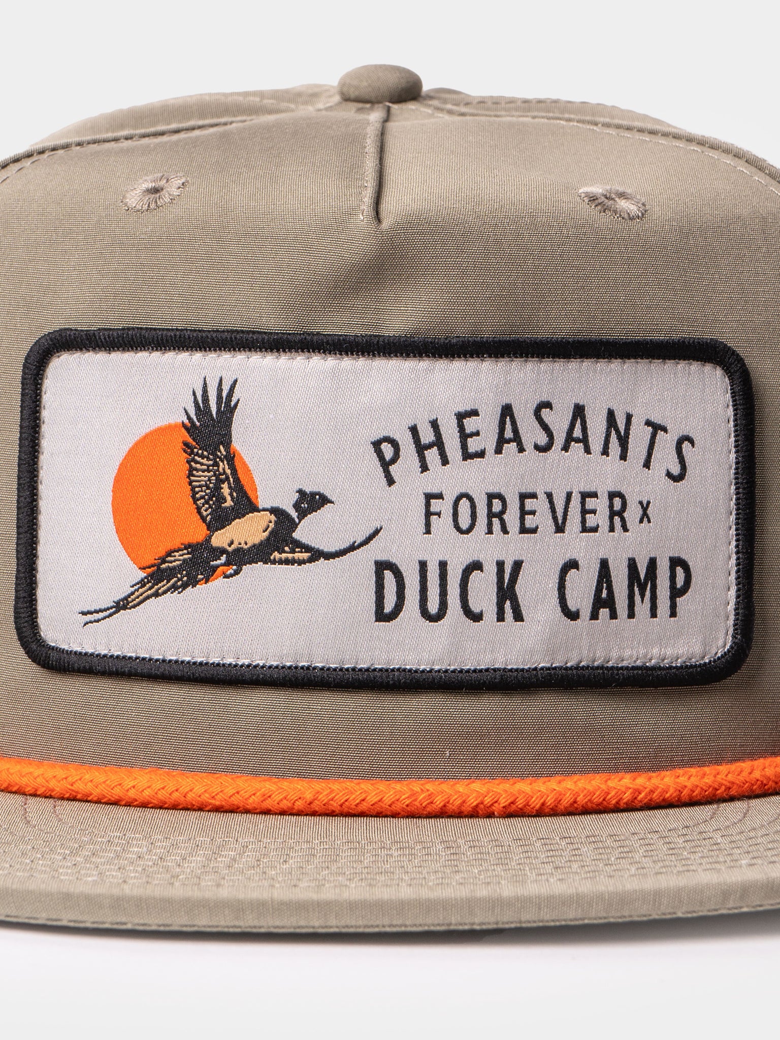 Duck Camp x Pheasants Forever Badge Hat - Military Green