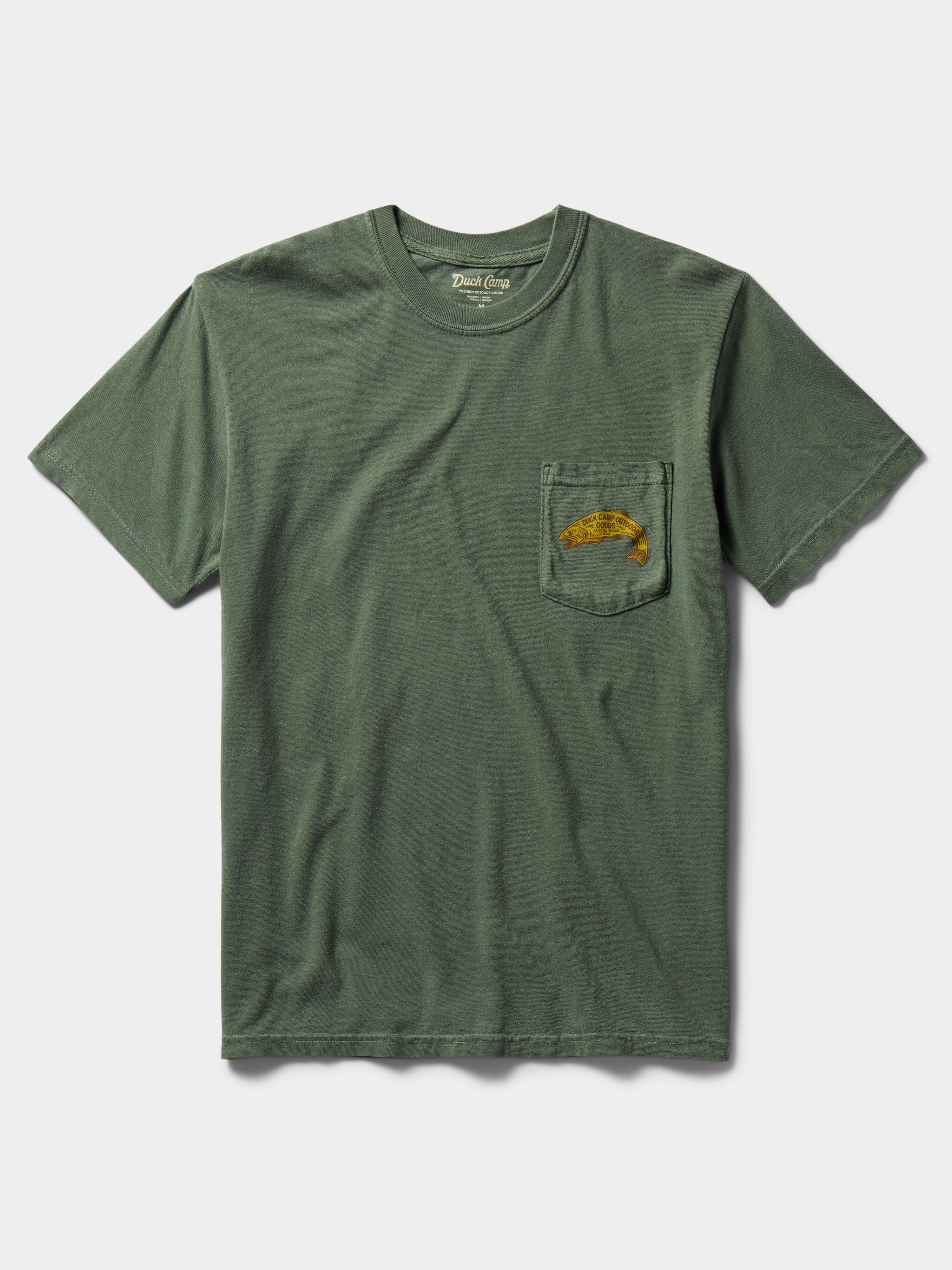 Good Fish Pocket Tee - Moss