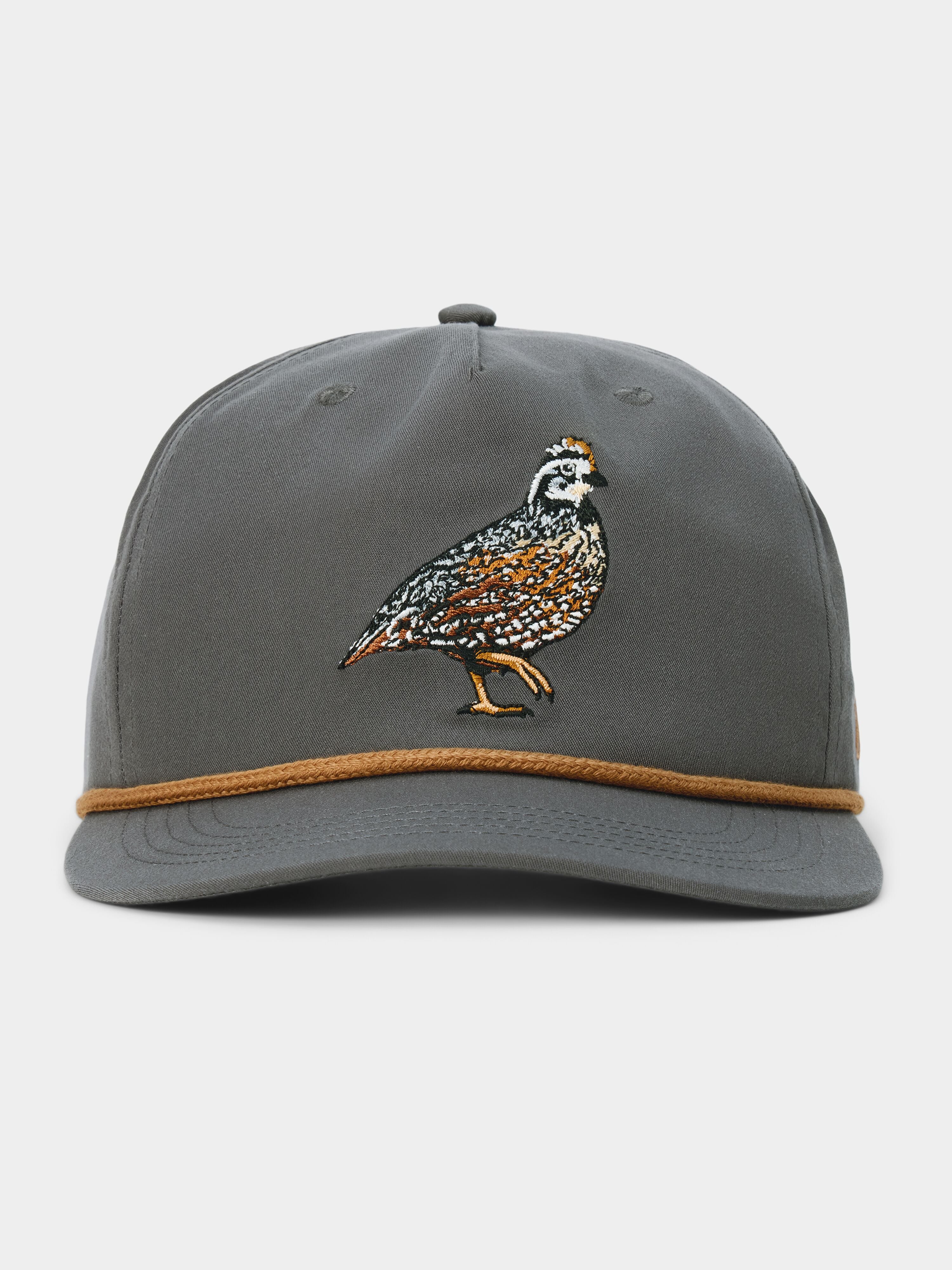 Bobwhite Quail Hat - Charcoal