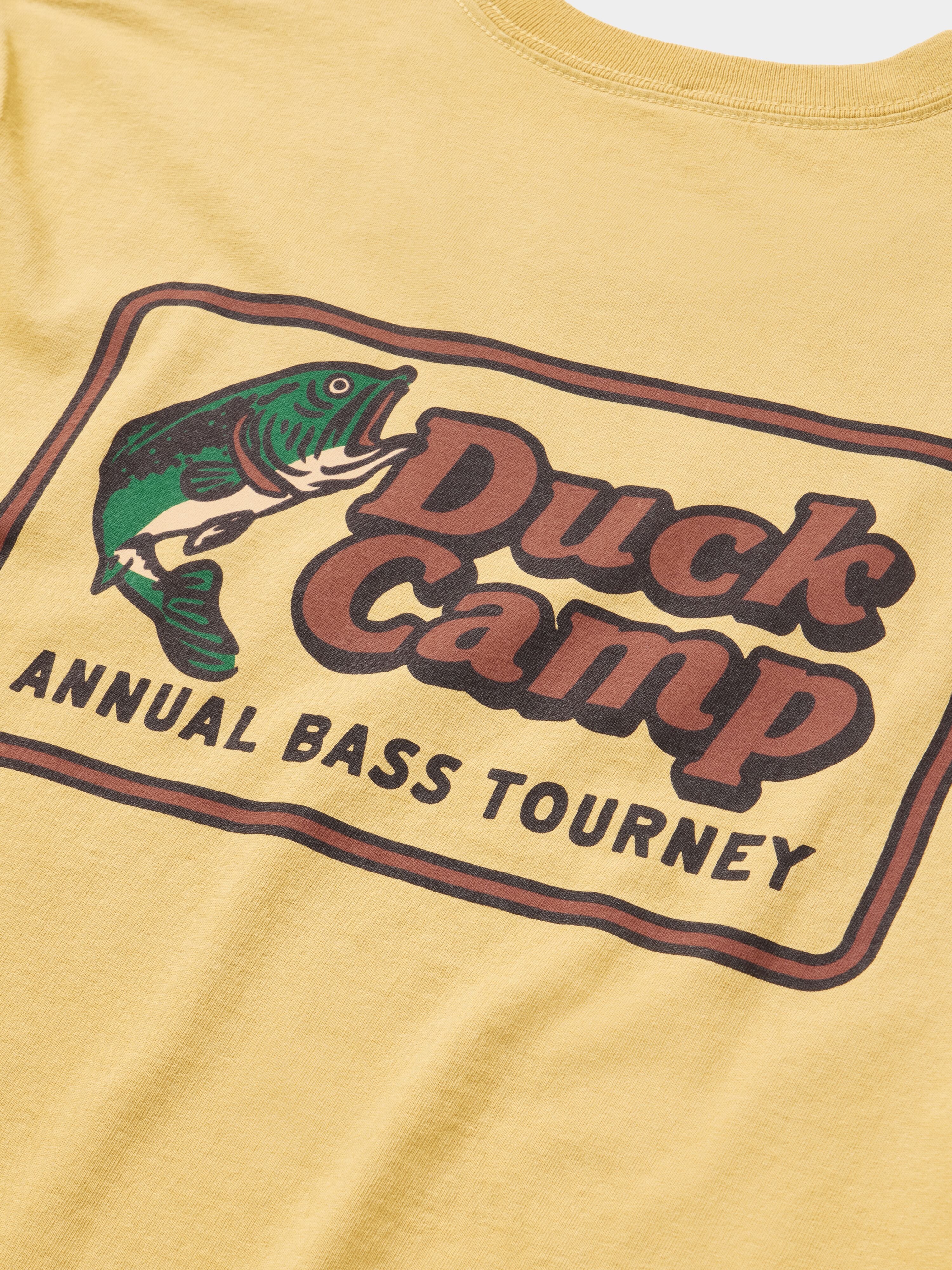 Bass Tourney Tee - Mustard