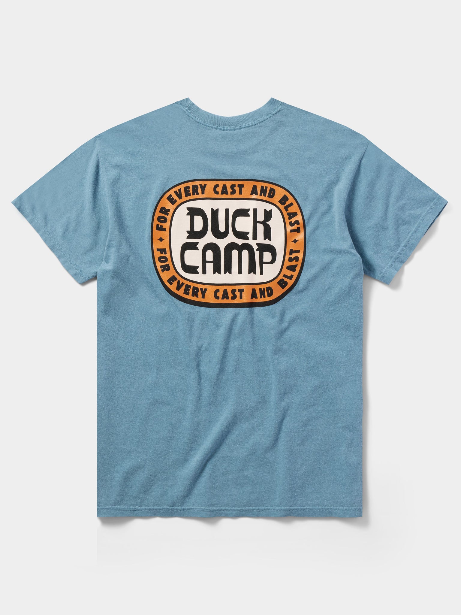 Buckle Badge Tee - Coastal Blue