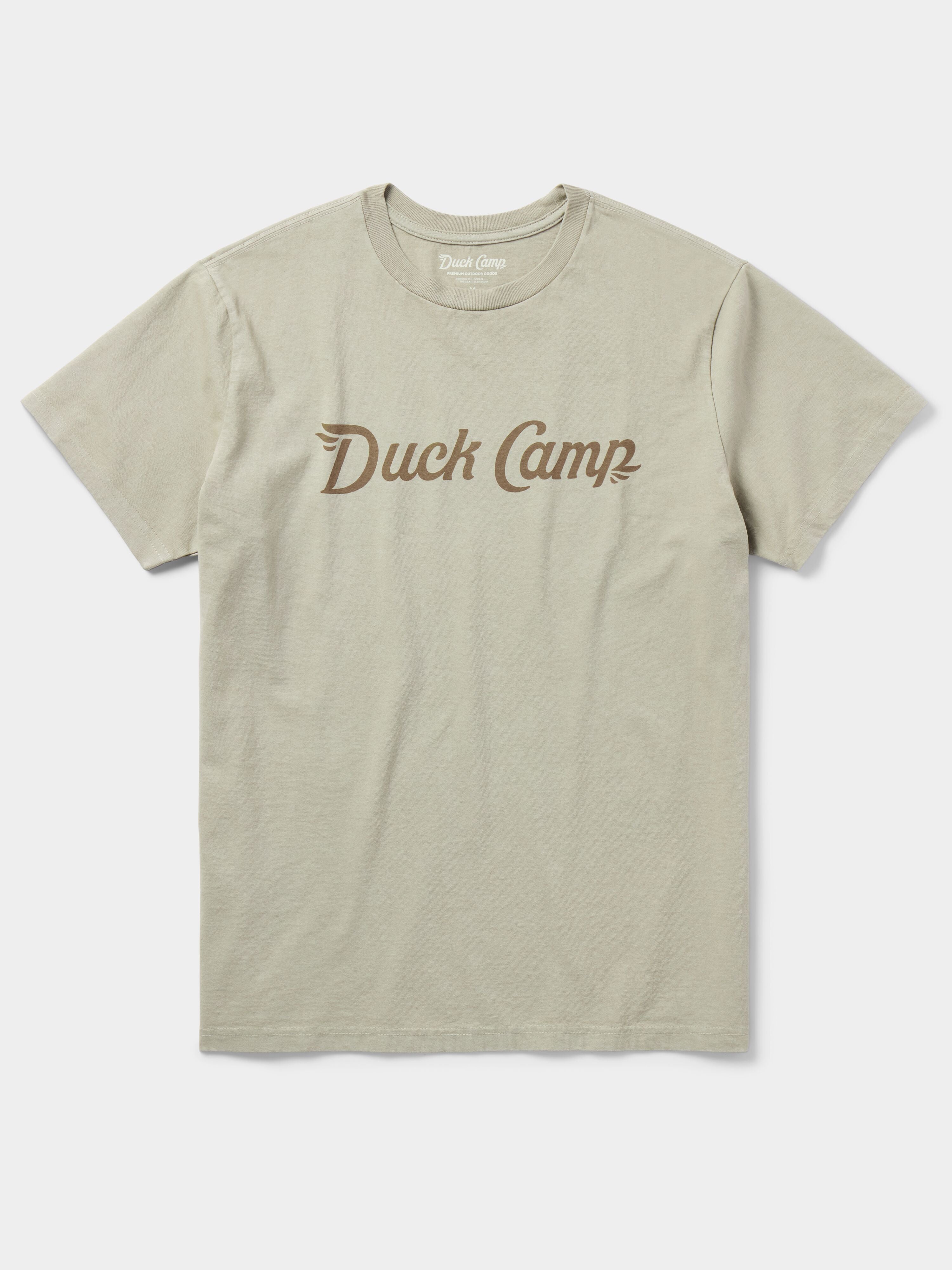 Duck Camp Logo Tee - Vintage Khaki