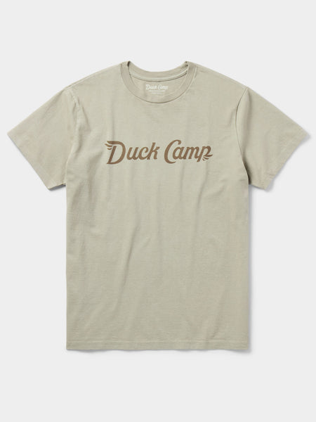 Duck Camp Logo Tee - Vintage Khaki