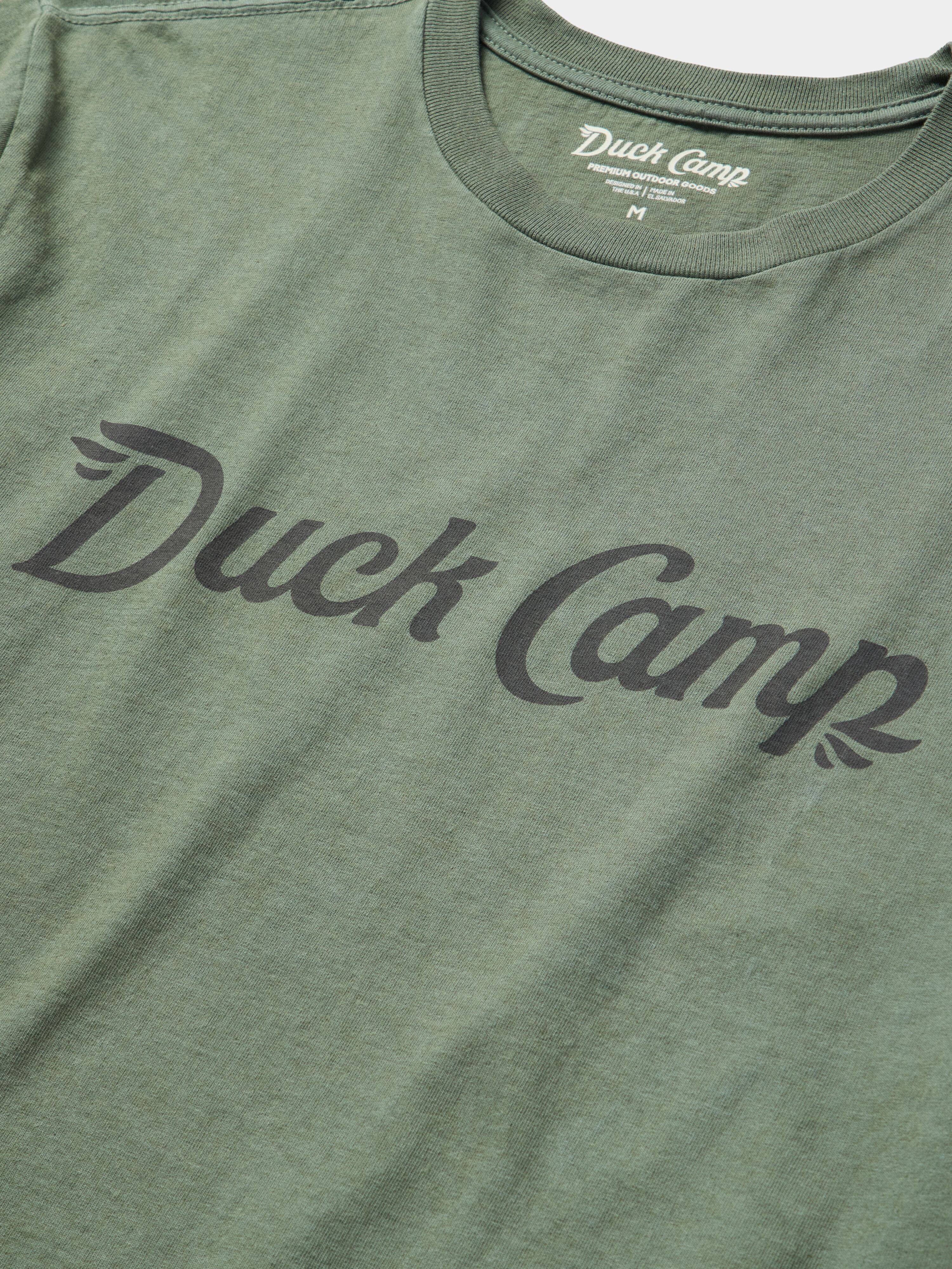 Duck Camp Logo Tee - Willow