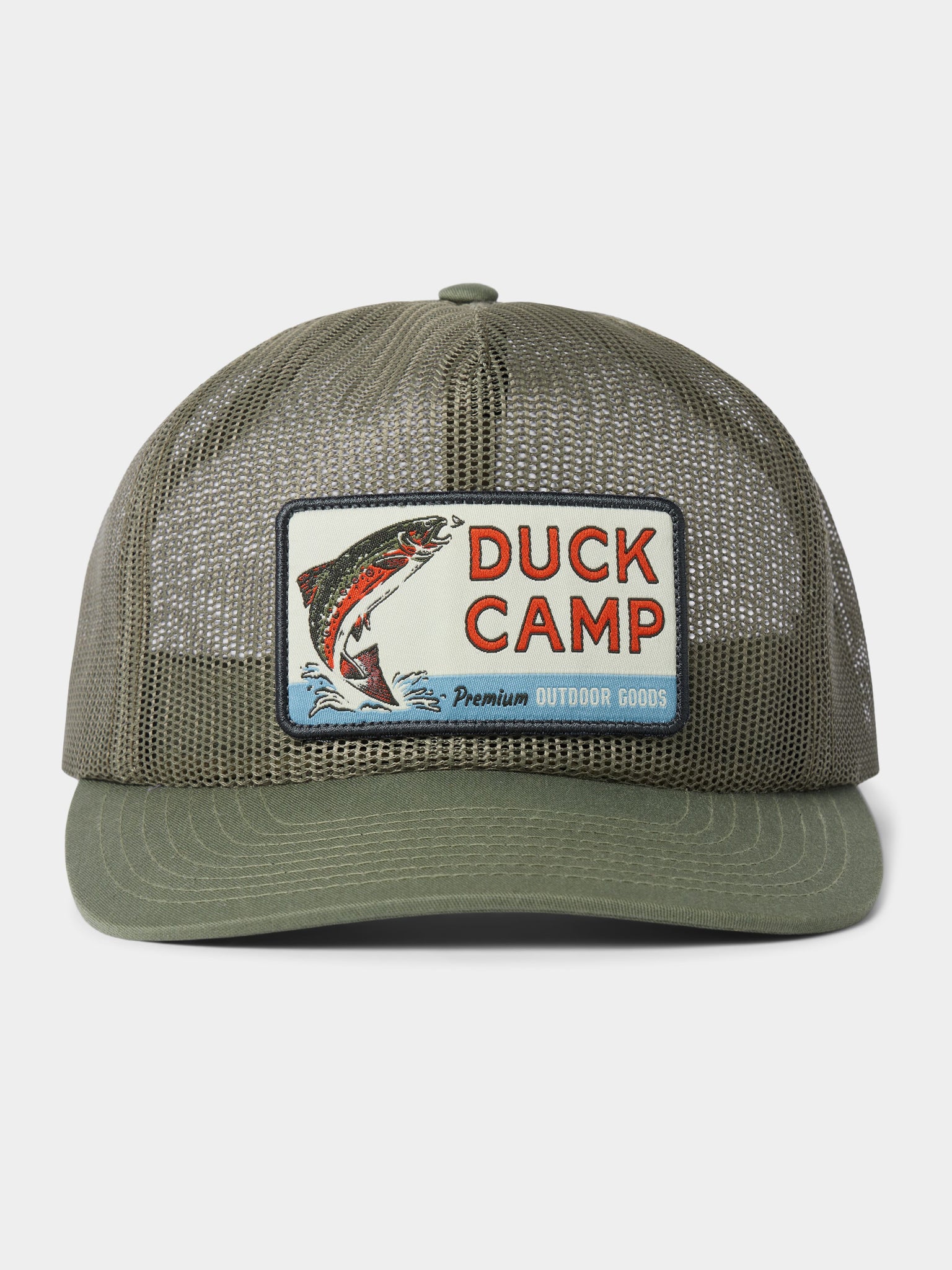 Trout Camp Gulf Trucker - Moss