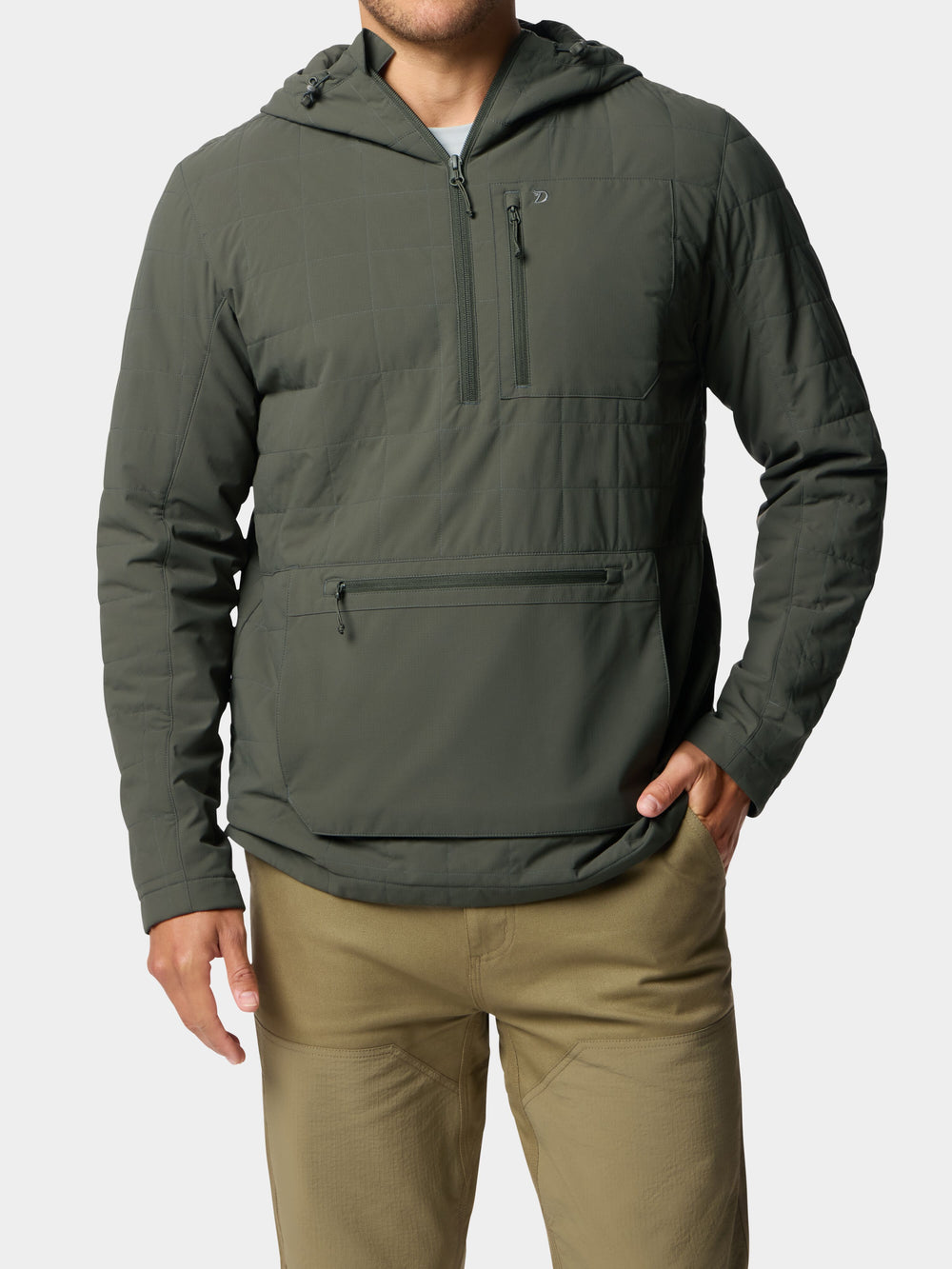 Men's Airflow Insulated Lightweight Pullover - Raven