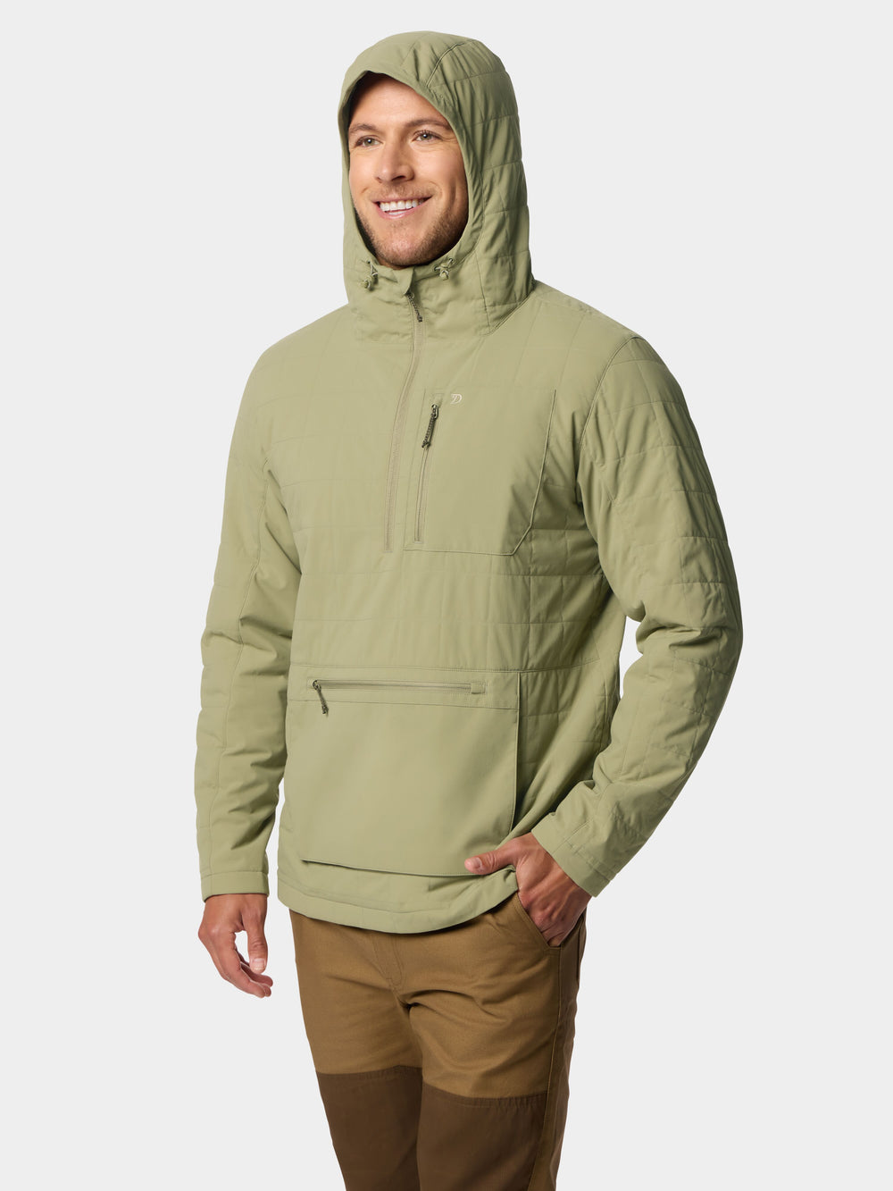 Men's Airflow Insulated Lightweight Pullover - Sagebrush