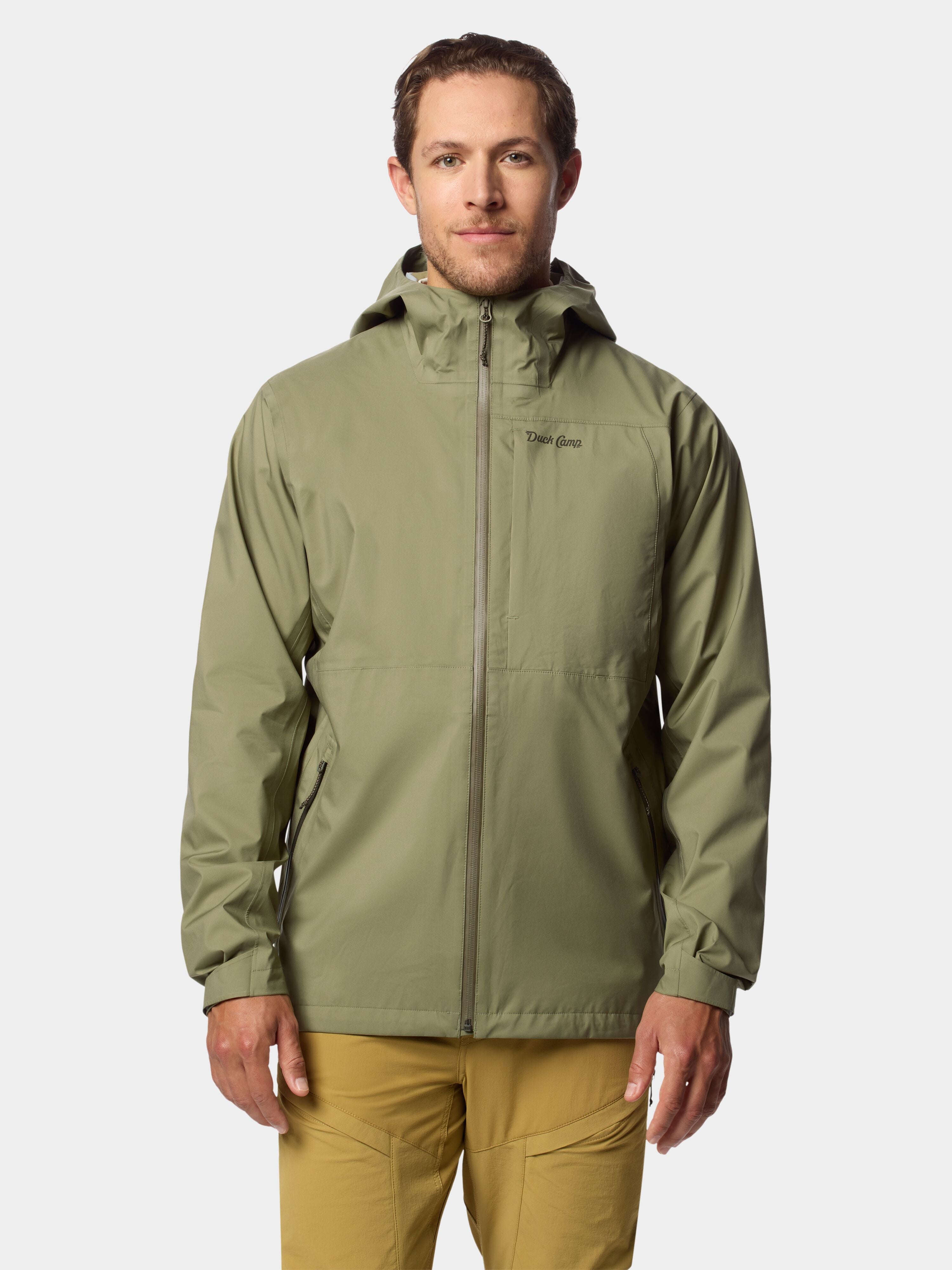 Men's 3L Packable Rain Shell - Sagebrush