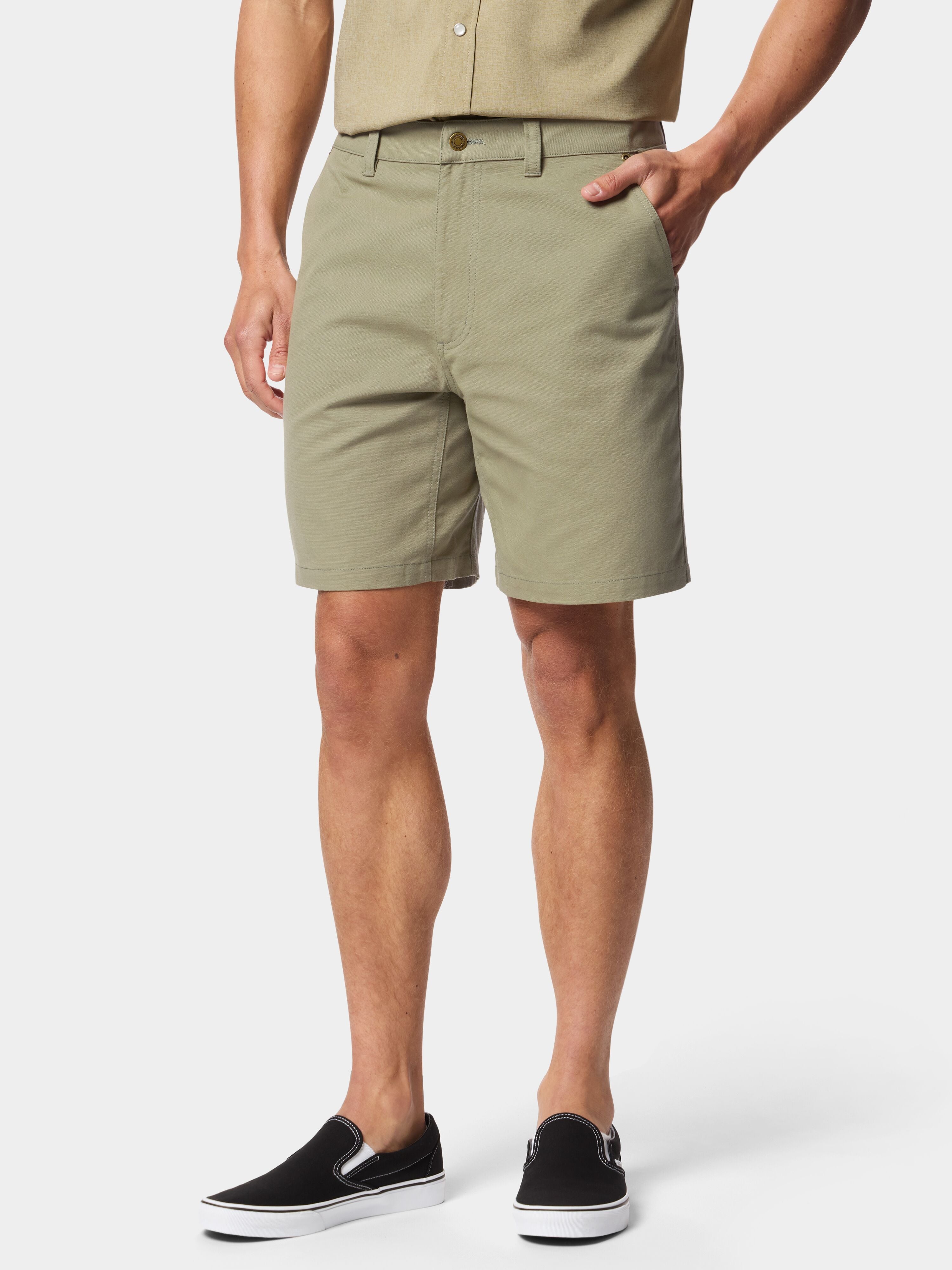 M's Brrr® Lightweight Brush Shorts 8" - Sagebrush