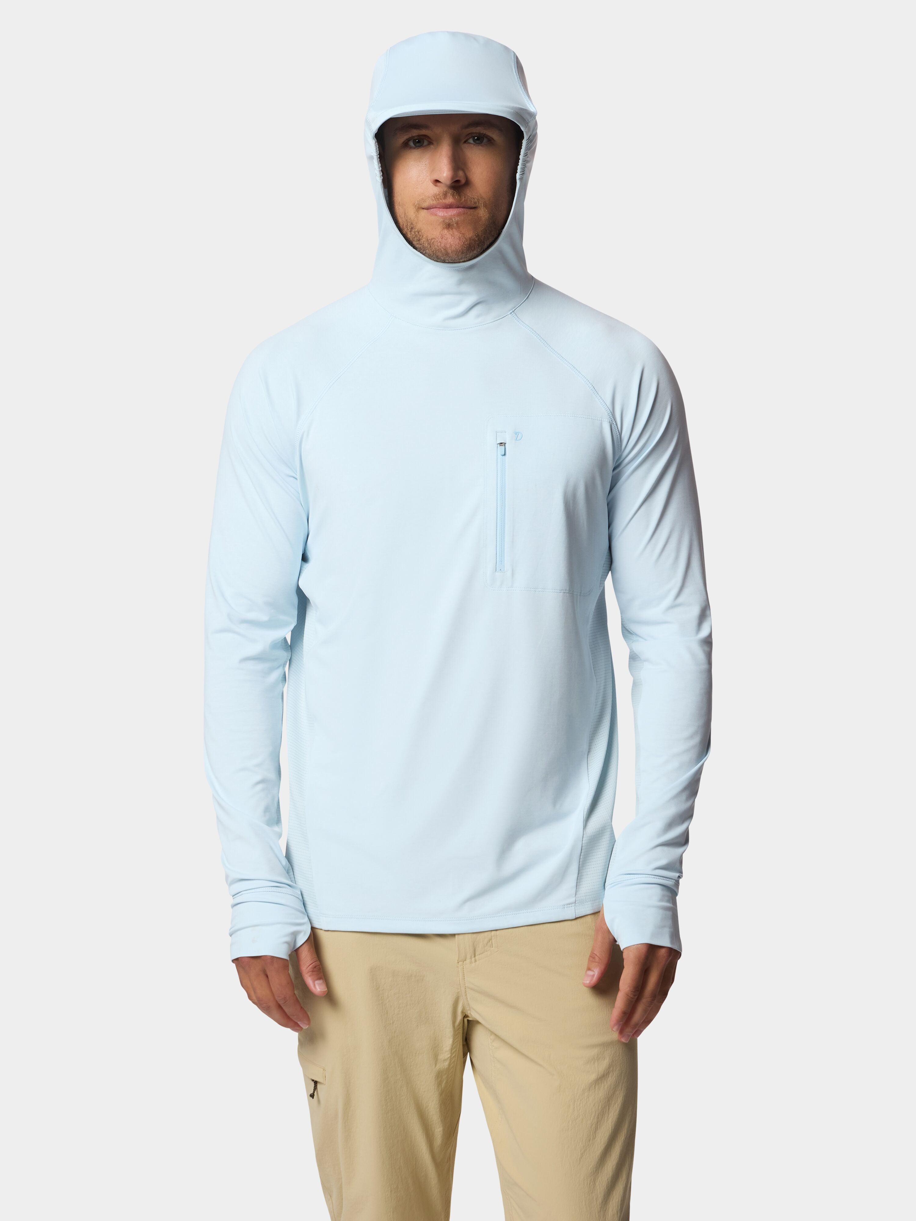 M's Brrr® Lightweight Rockport Pro Guide Hoodie - Ice Water