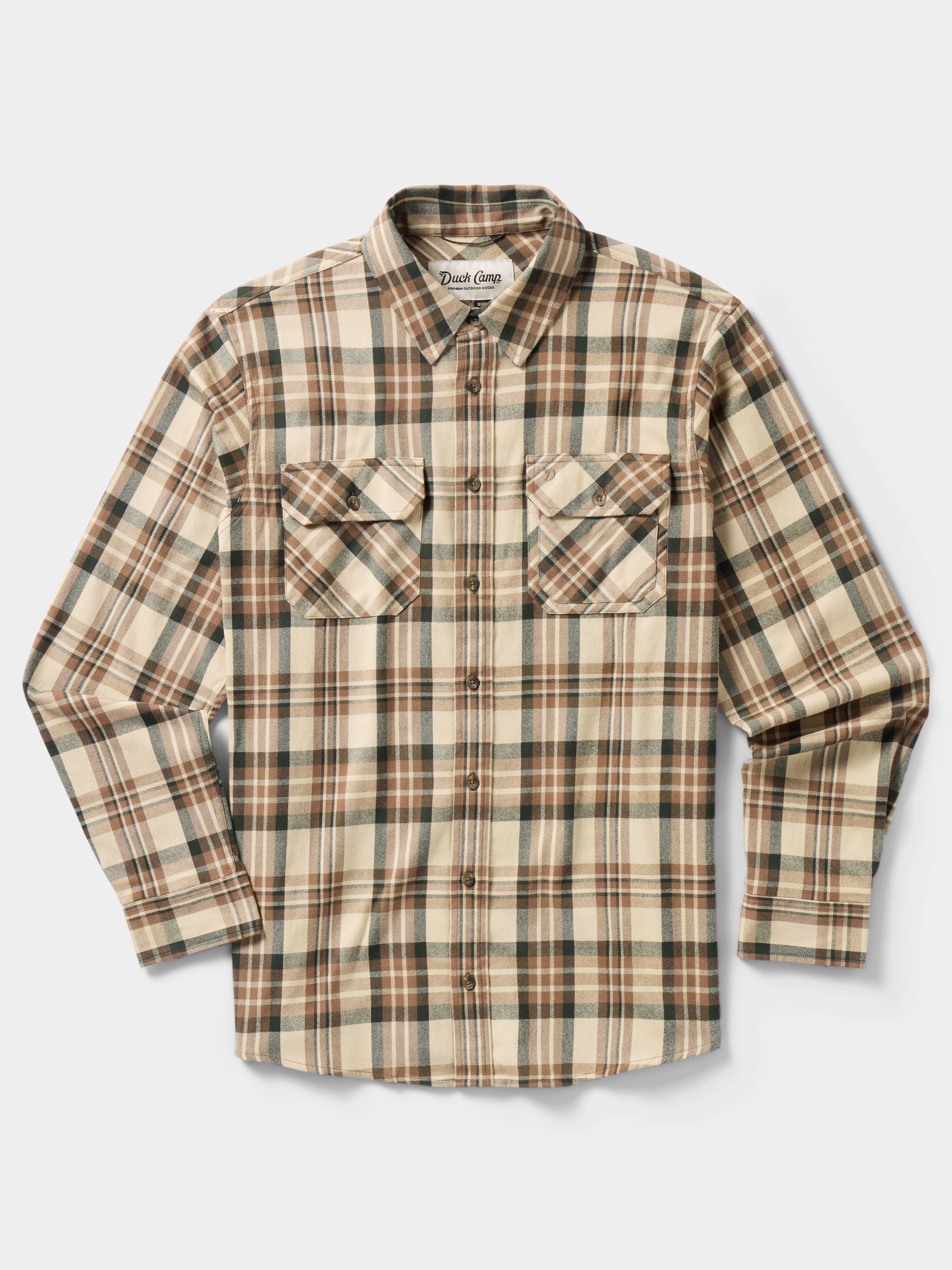 Men's Camp Shirt - Hobson Plaid Birch