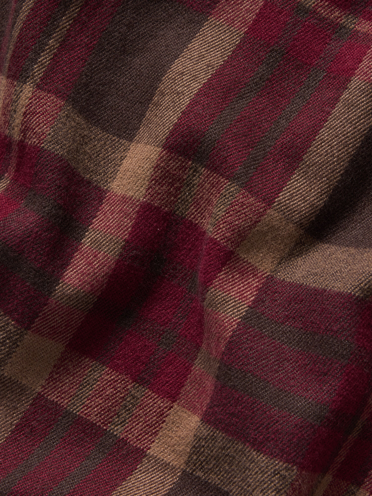 Men's Camp Shirt - Hobson Plaid Demitasse