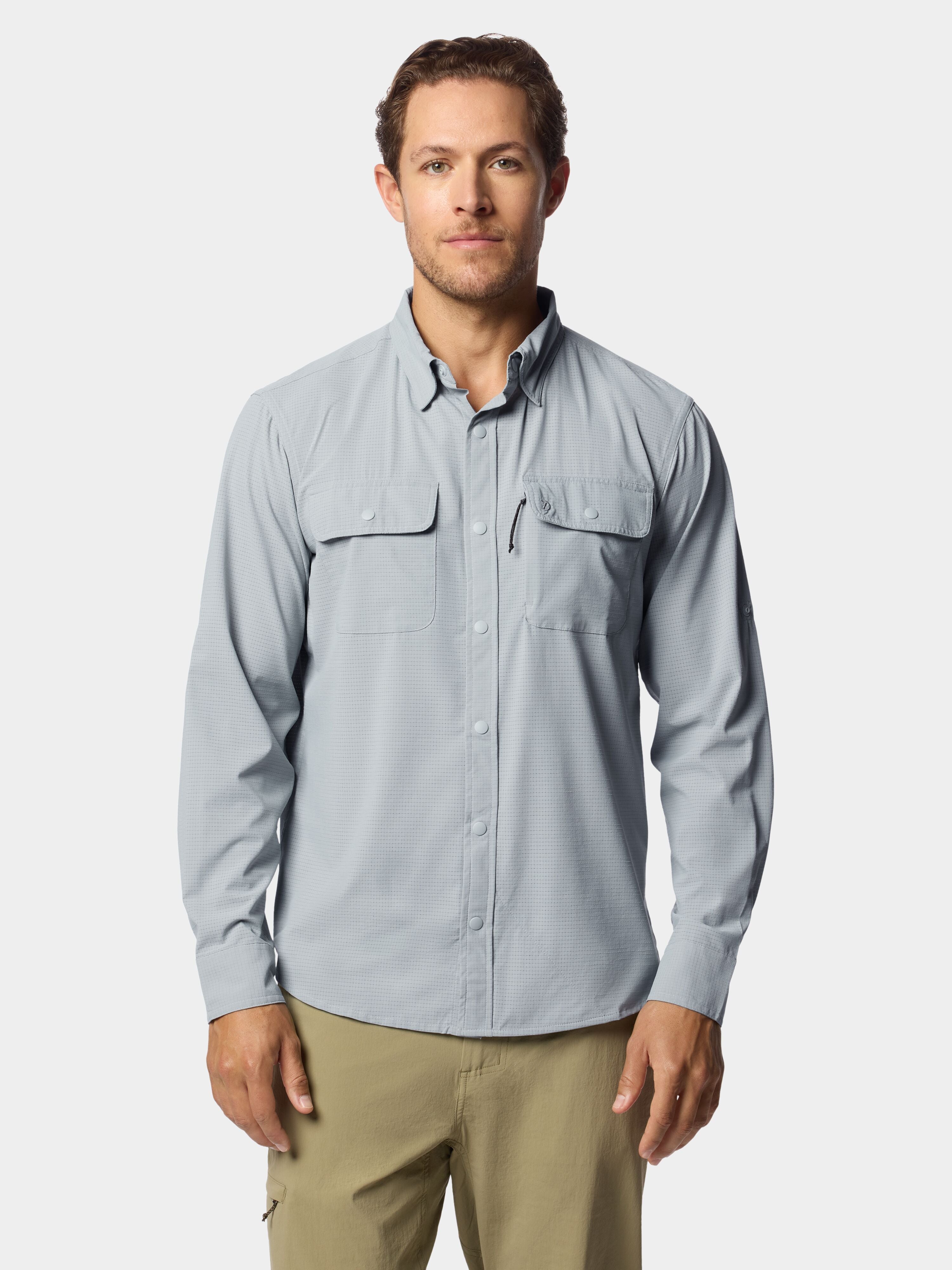 Men's Cast & Blast Perforated Shirt - Long Sleeve - Highrise