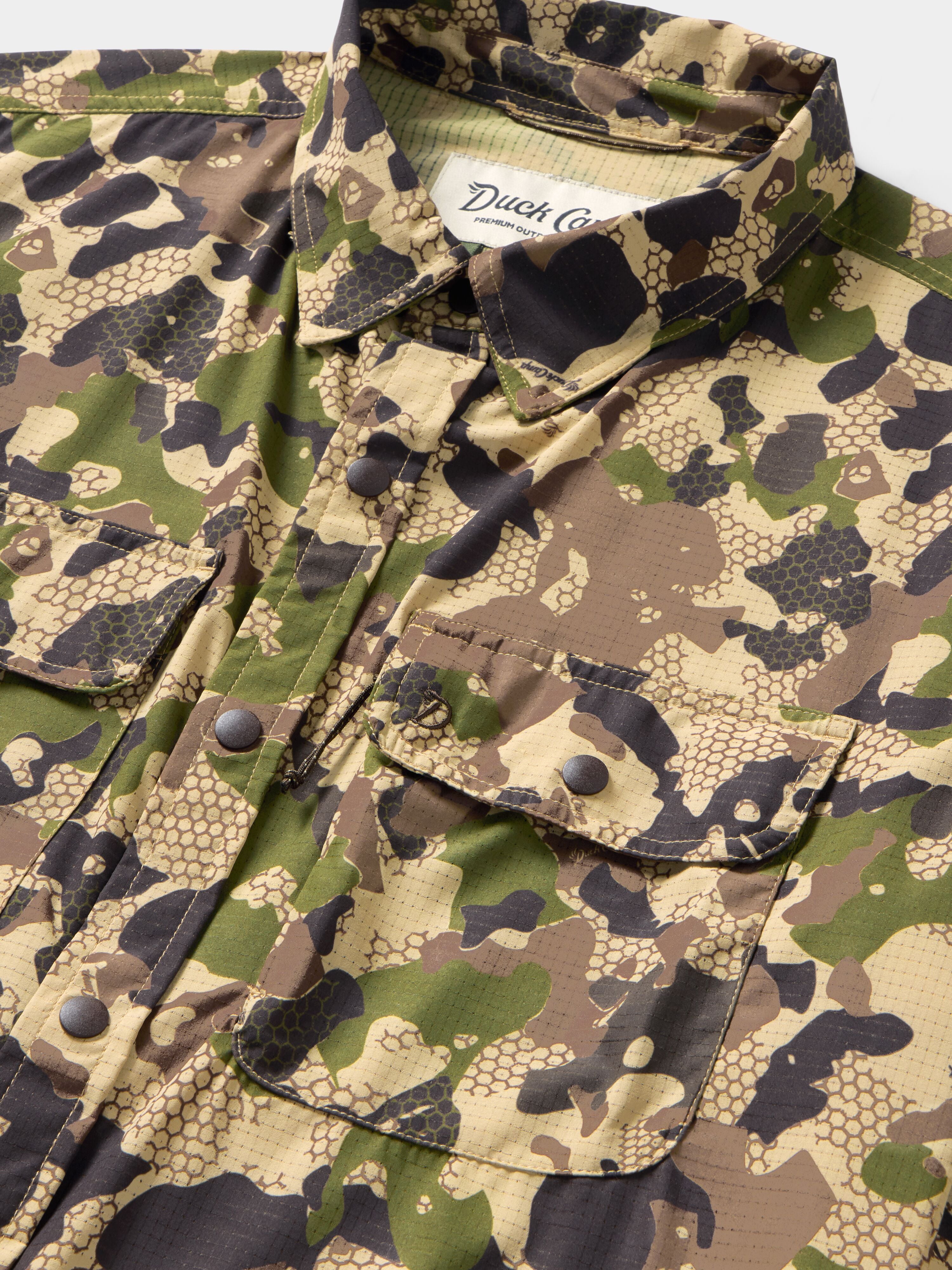 Men's Cast & Blast Perforated Shirt - Long Sleeve - Wetland