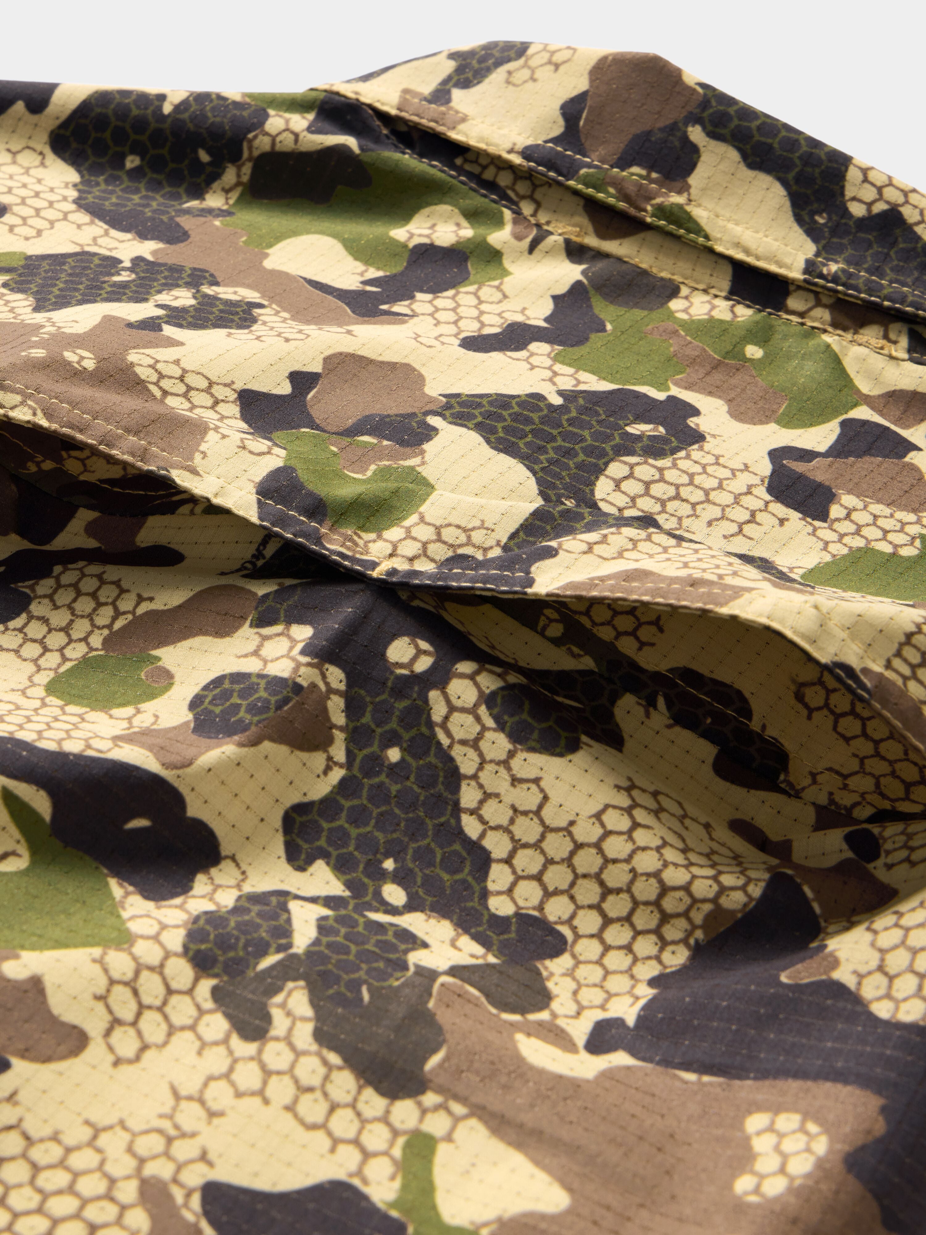 Men's Cast & Blast Perforated Shirt - Short Sleeve - Wetland