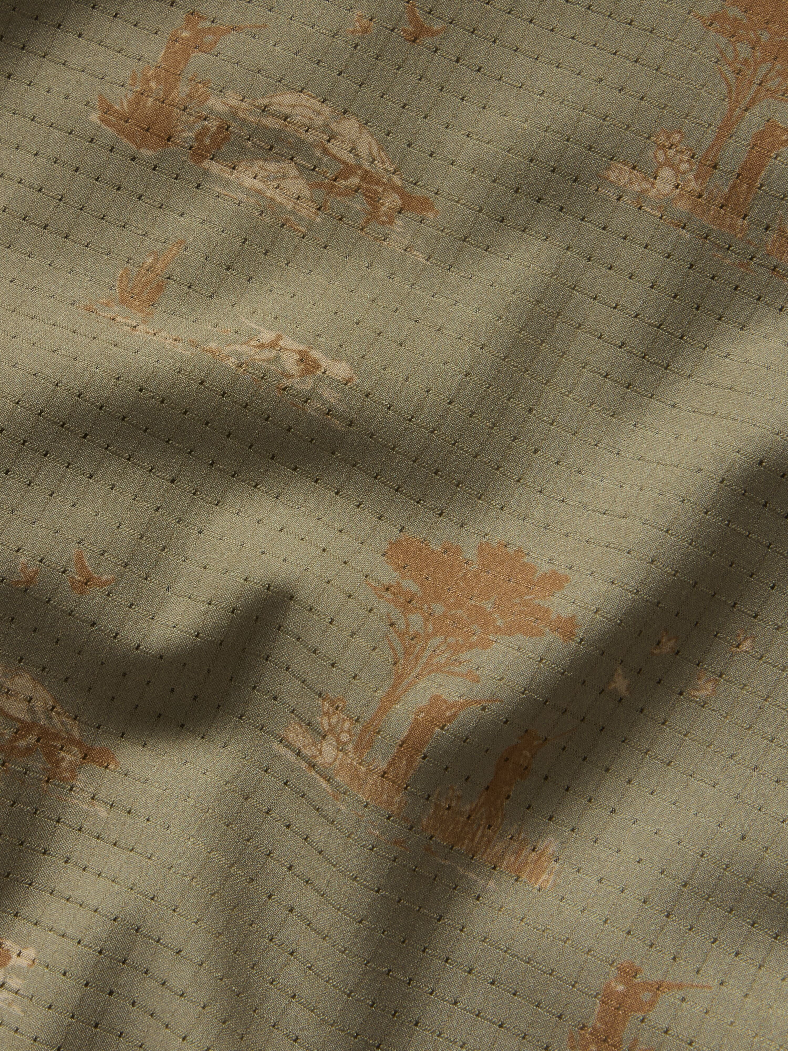 Men's Cast & Blast Perforated Shirt - Long Sleeve - Opening Day Sagebrush