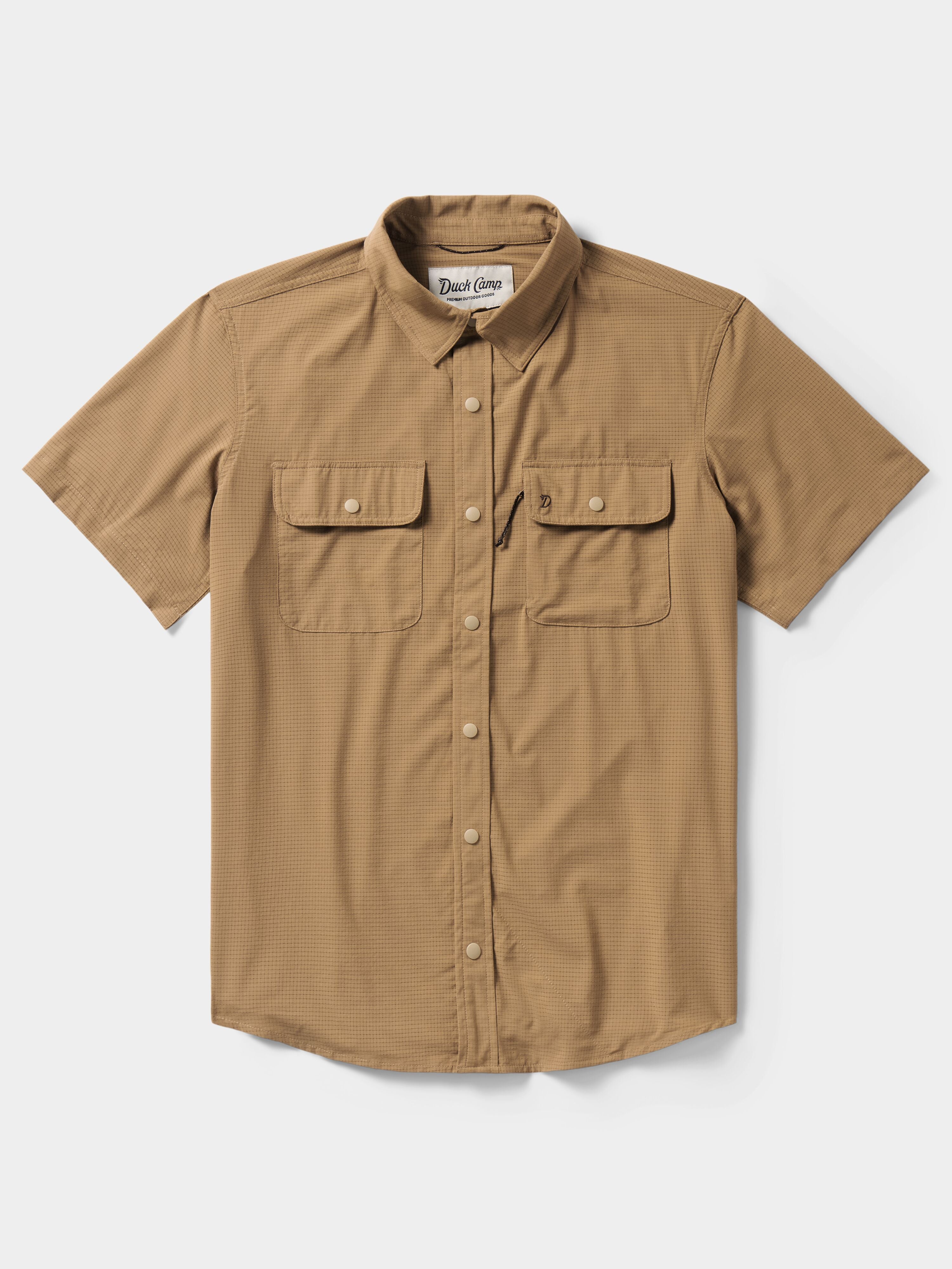 Men's Cast & Blast Perforated Shirt - Short Sleeve - Reed