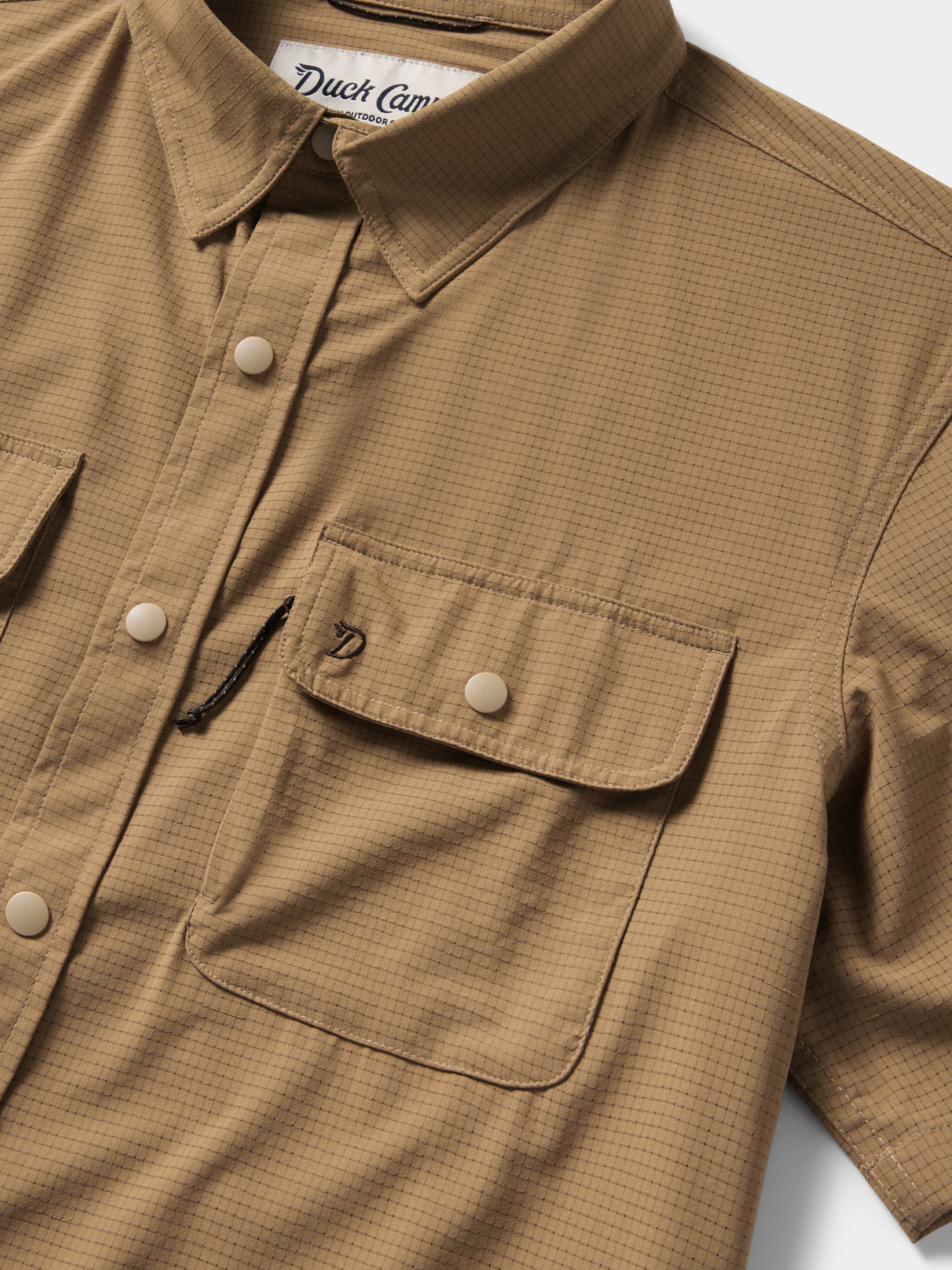 Men's Cast & Blast Perforated Shirt - Short Sleeve - Reed
