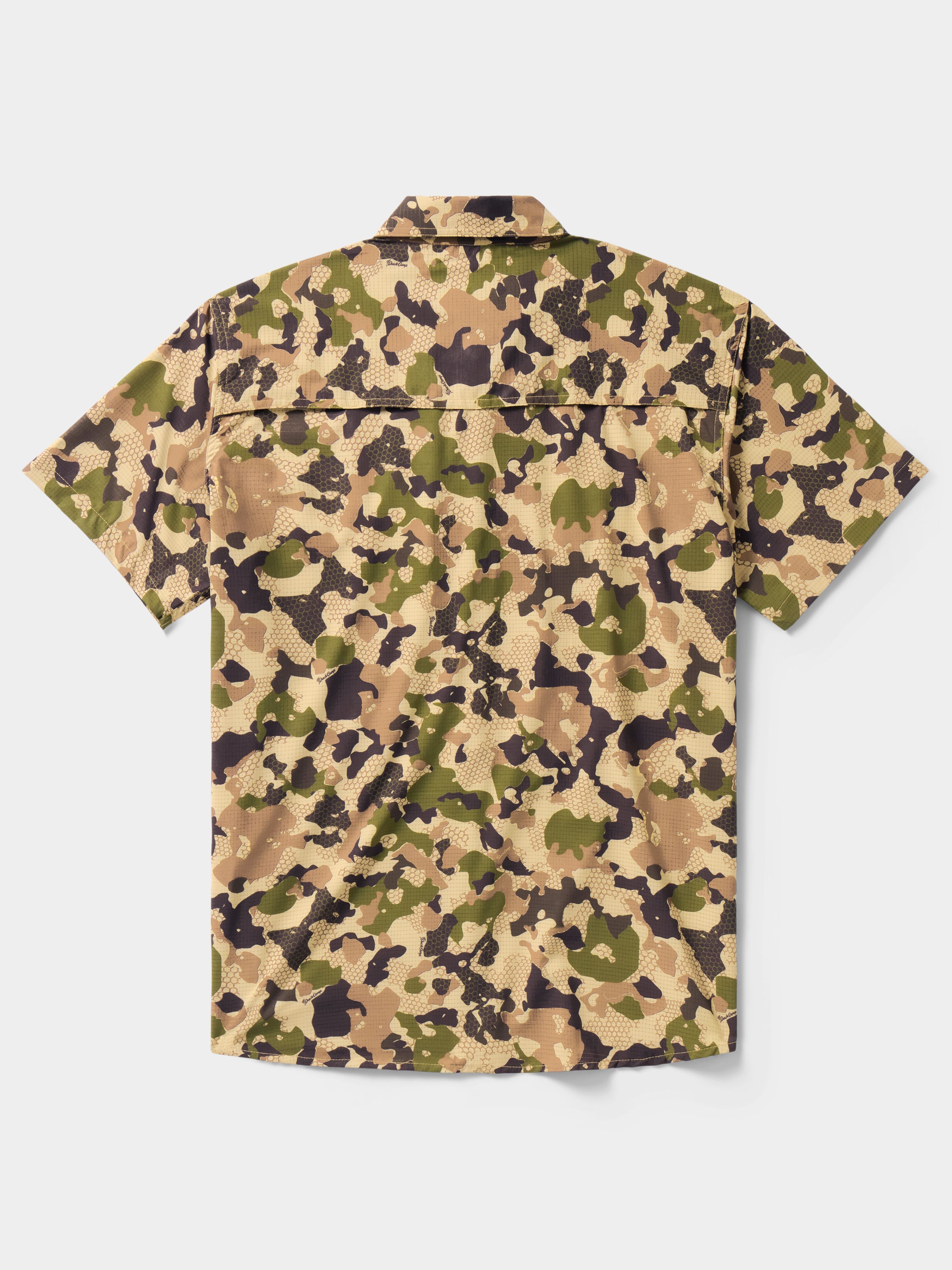 Men's Cast & Blast Perforated Shirt - Short Sleeve - Wetland