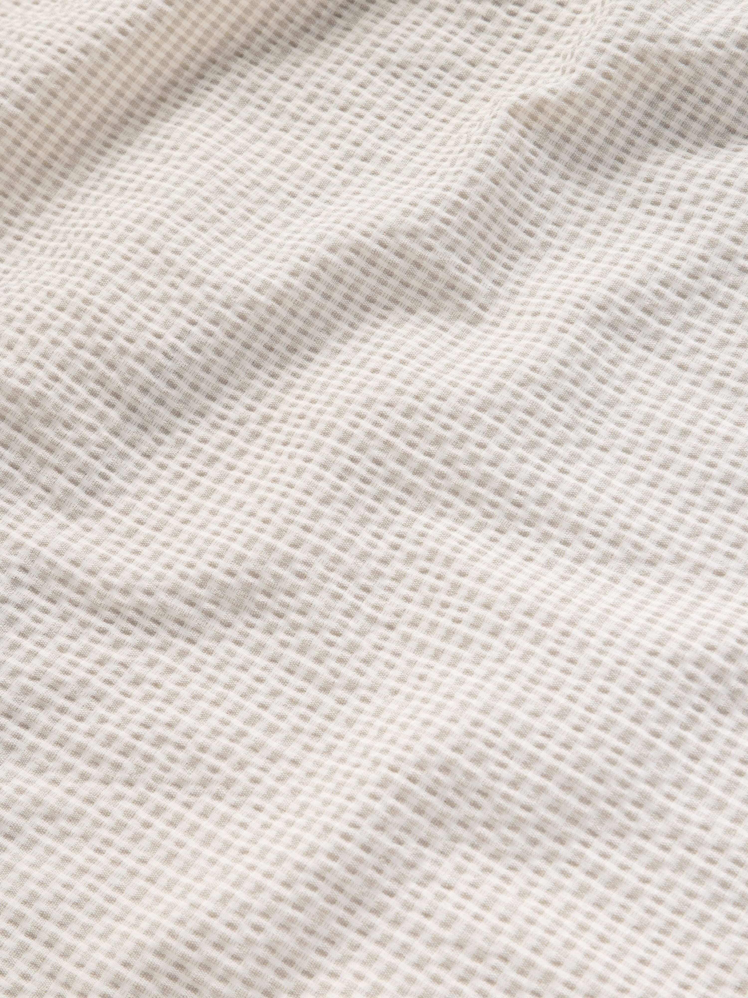 M's Coastal Seersucker Shirt Short Sleeve - Birch