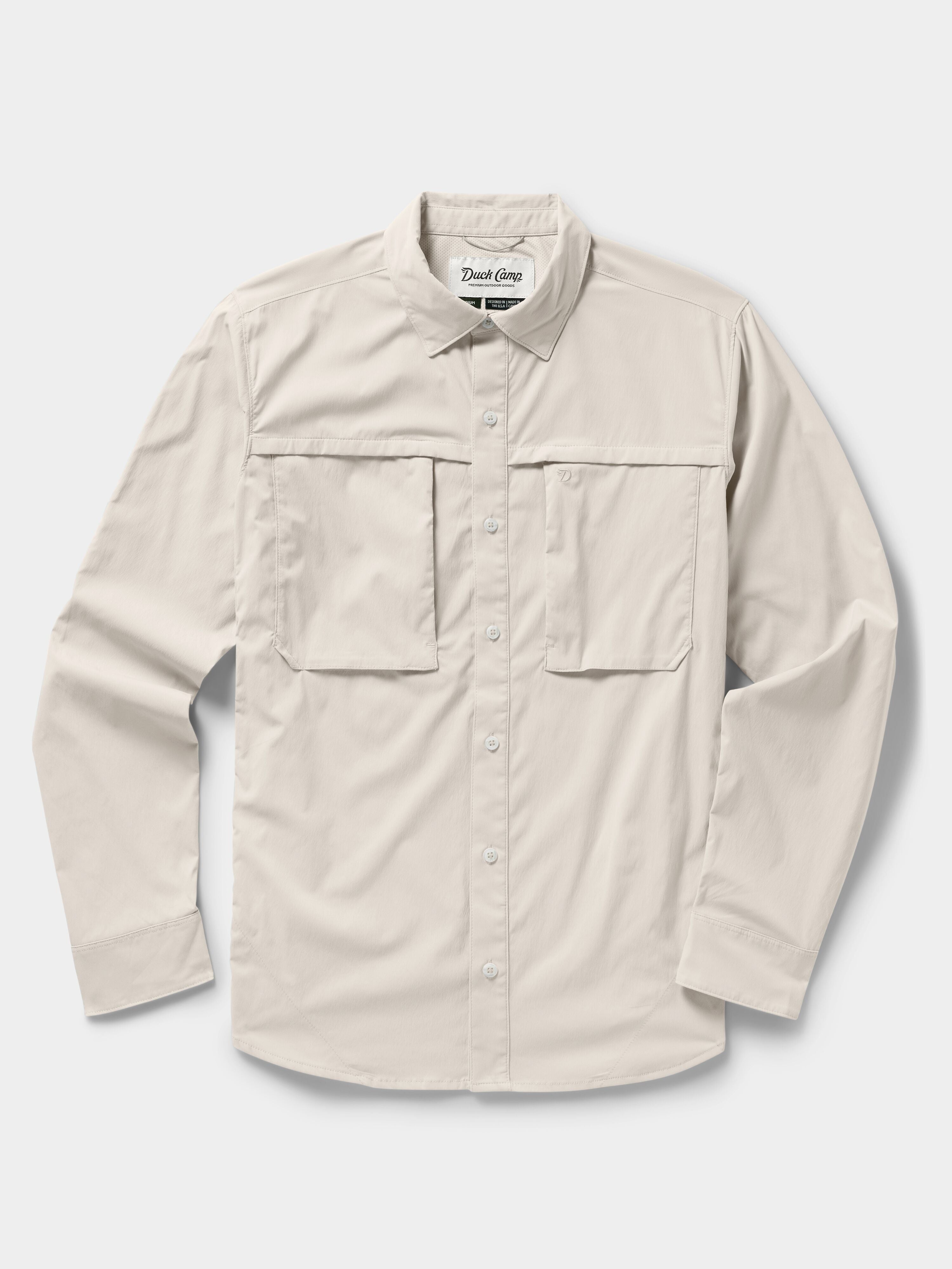 M's Lightweight Fishing Shirt Long Sleeve - Birch