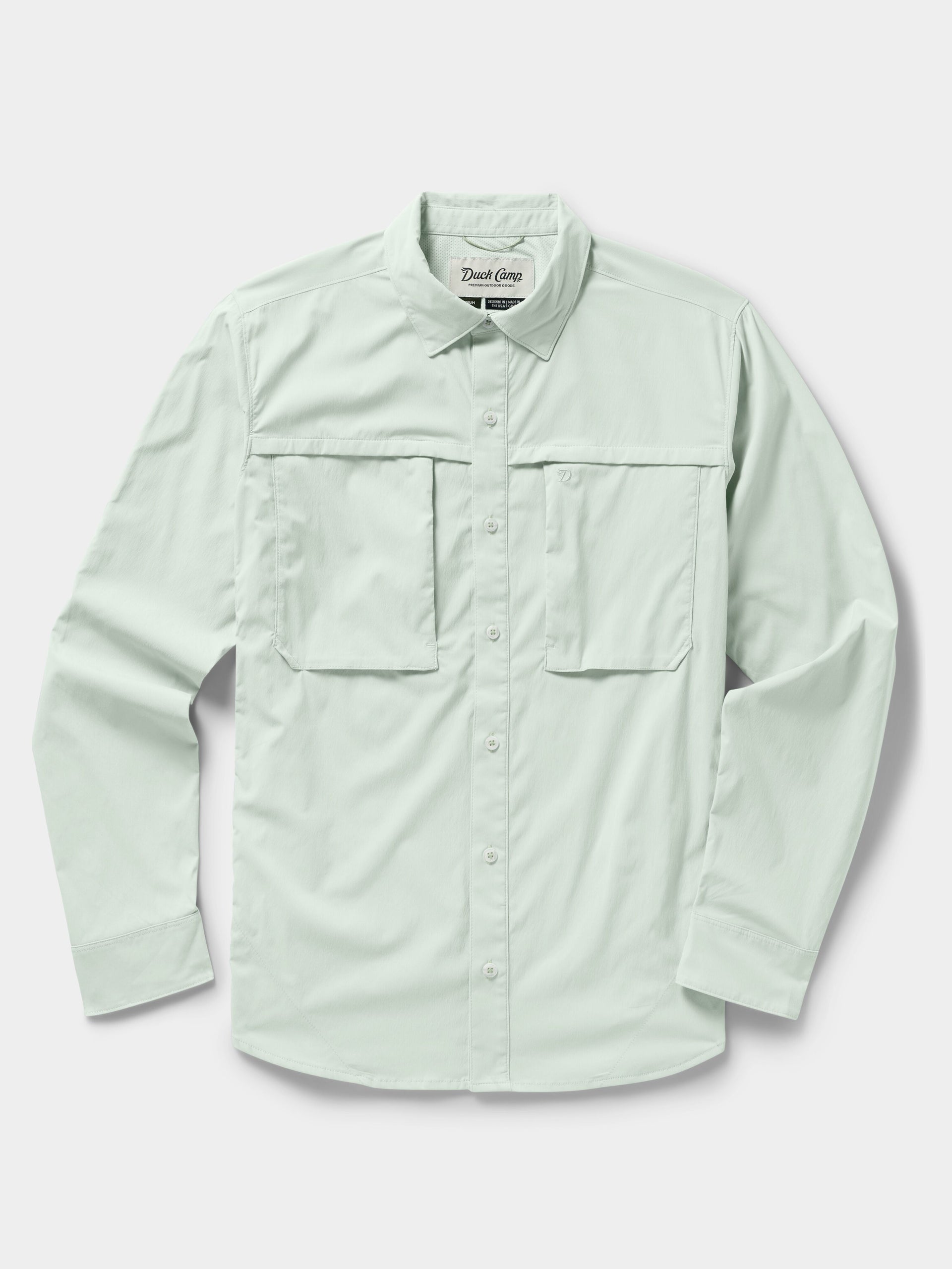 seafoam mens dress shirt Men's Italian Design Solid Seafoam Long Sleeve Convertible Cuff Dress Shirt-NWT