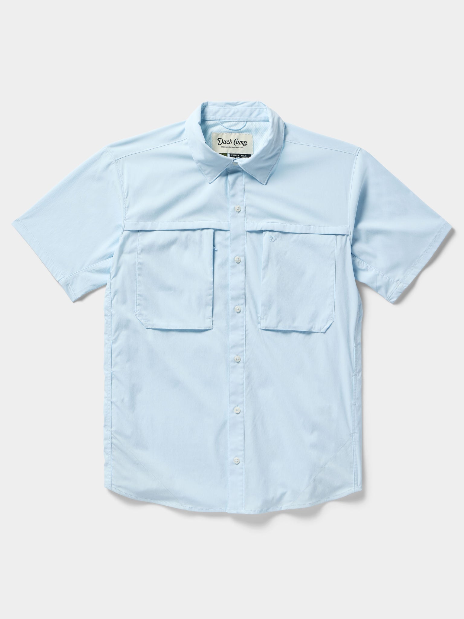 M's Lightweight Fishing Shirt Short Sleeve - Ice Water