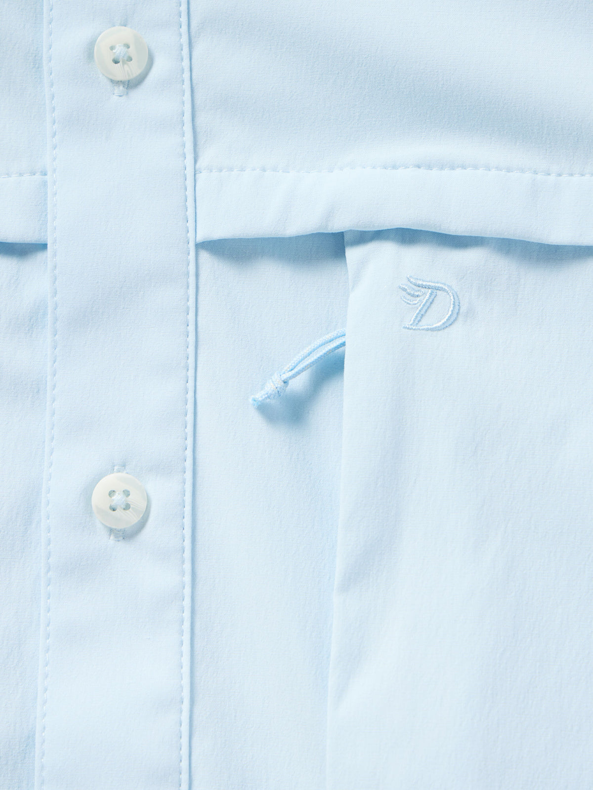 M's Lightweight Fishing Shirt Short Sleeve - Ice Water