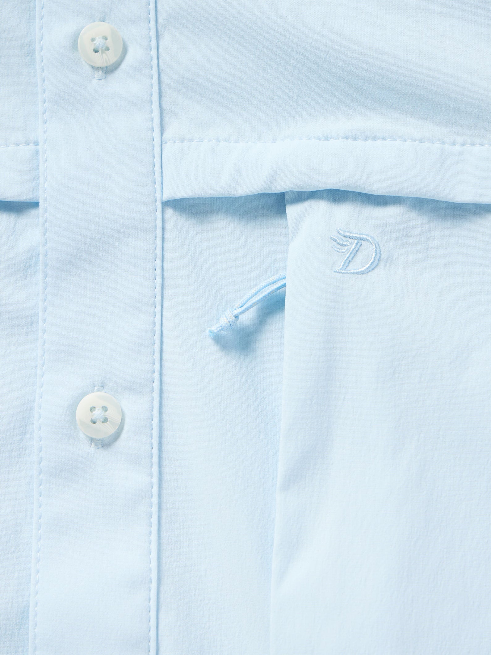 M's Lightweight Fishing Shirt Short Sleeve - Ice Water