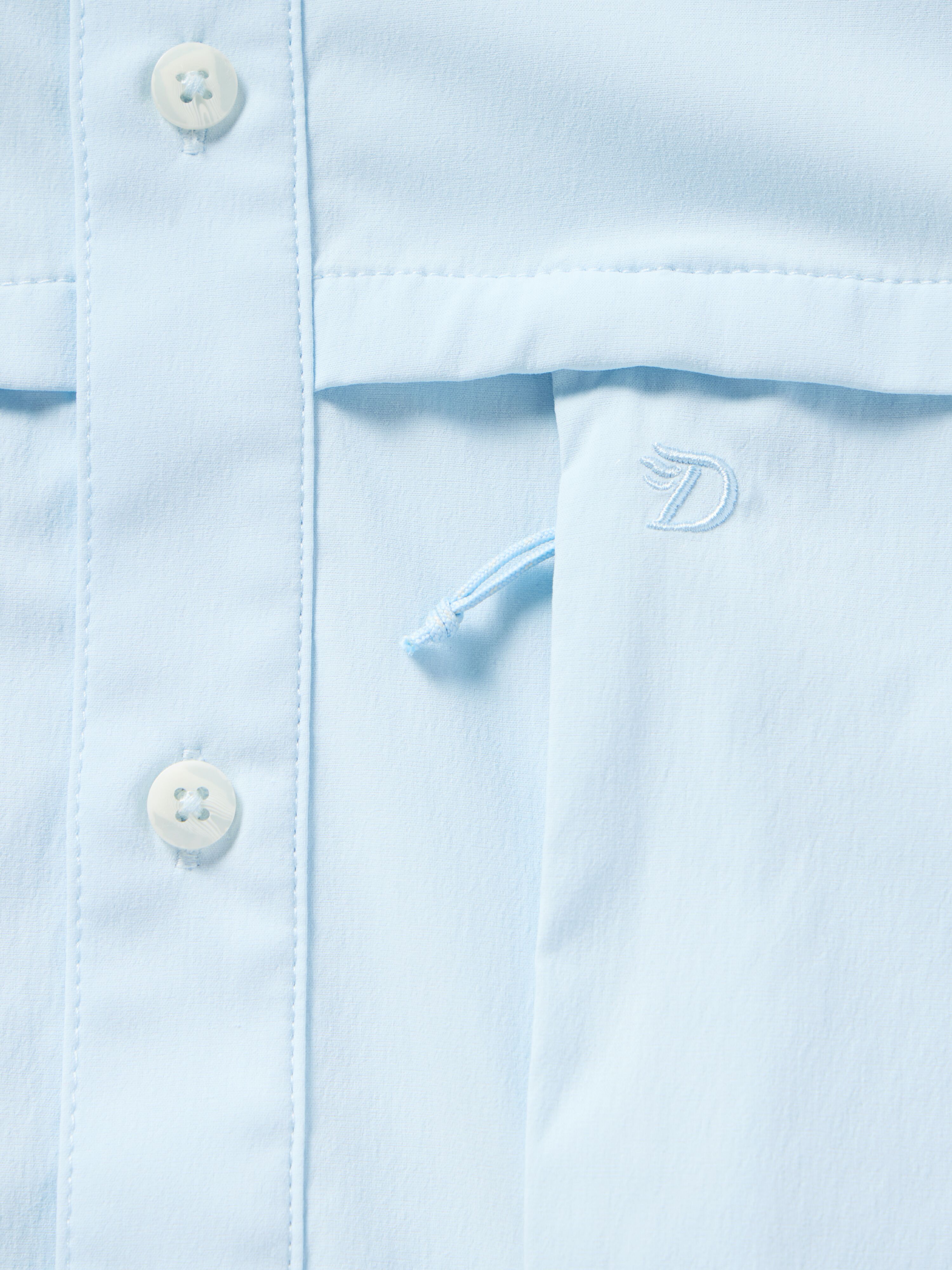 M's Lightweight Fishing Shirt Short Sleeve - Ice Water