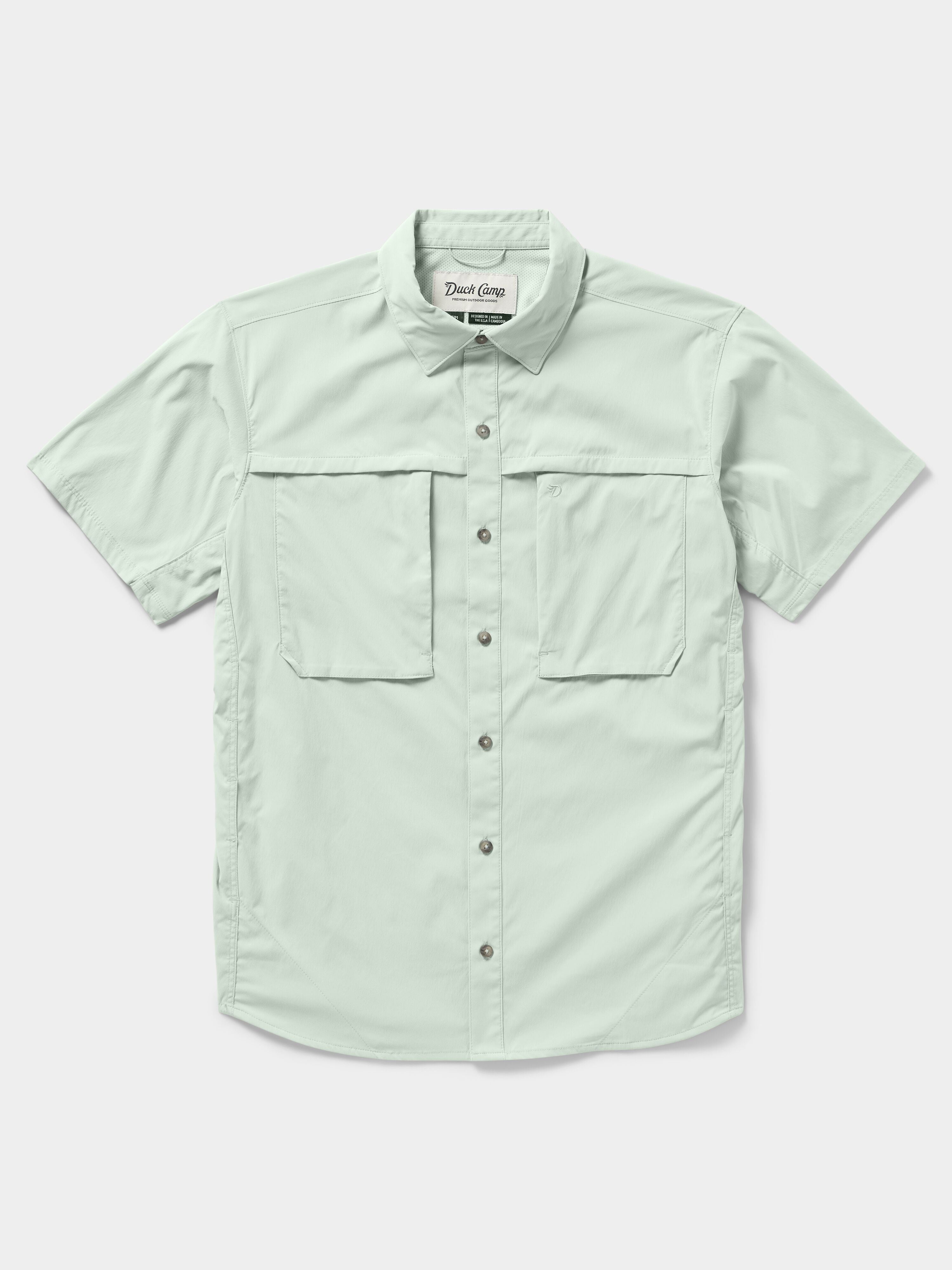M's Lightweight Fishing Shirt Short Sleeve - Sea Foam