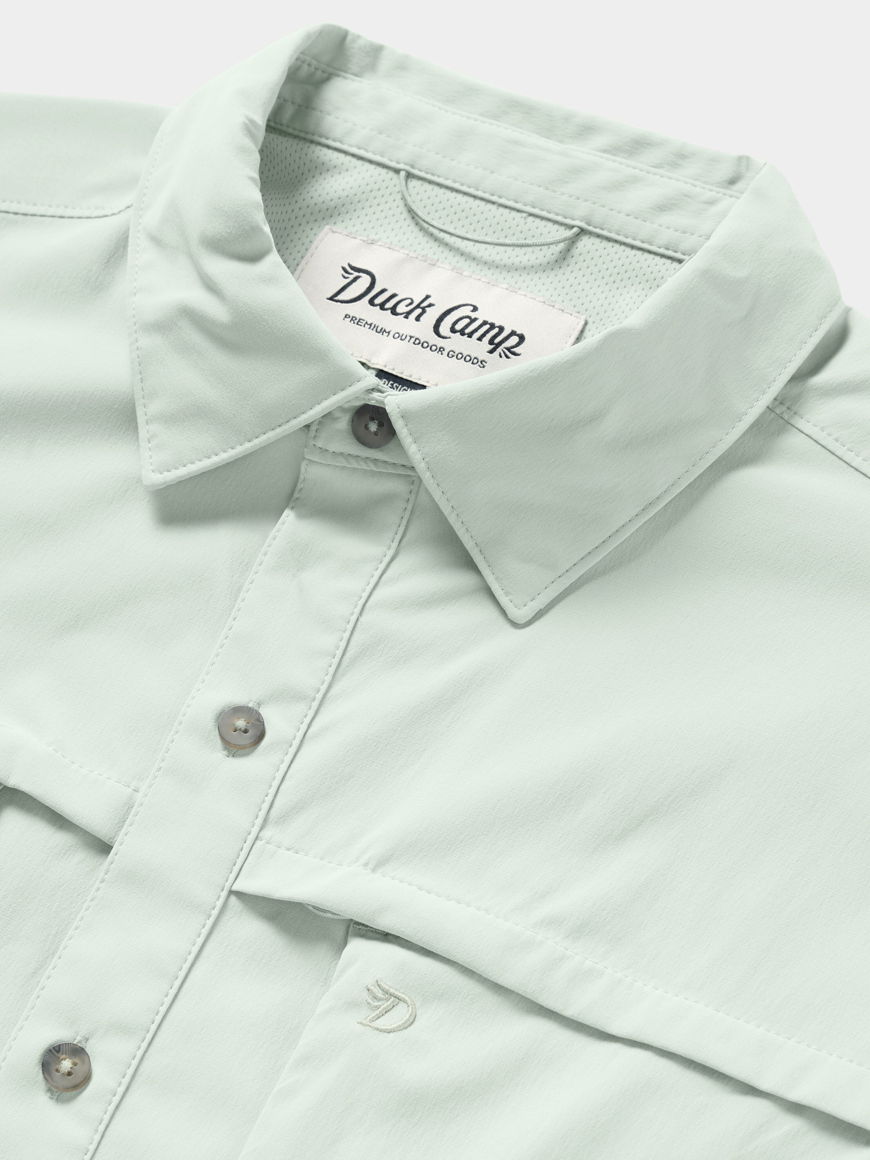 M's Lightweight Fishing Shirt Short Sleeve - Sea Foam