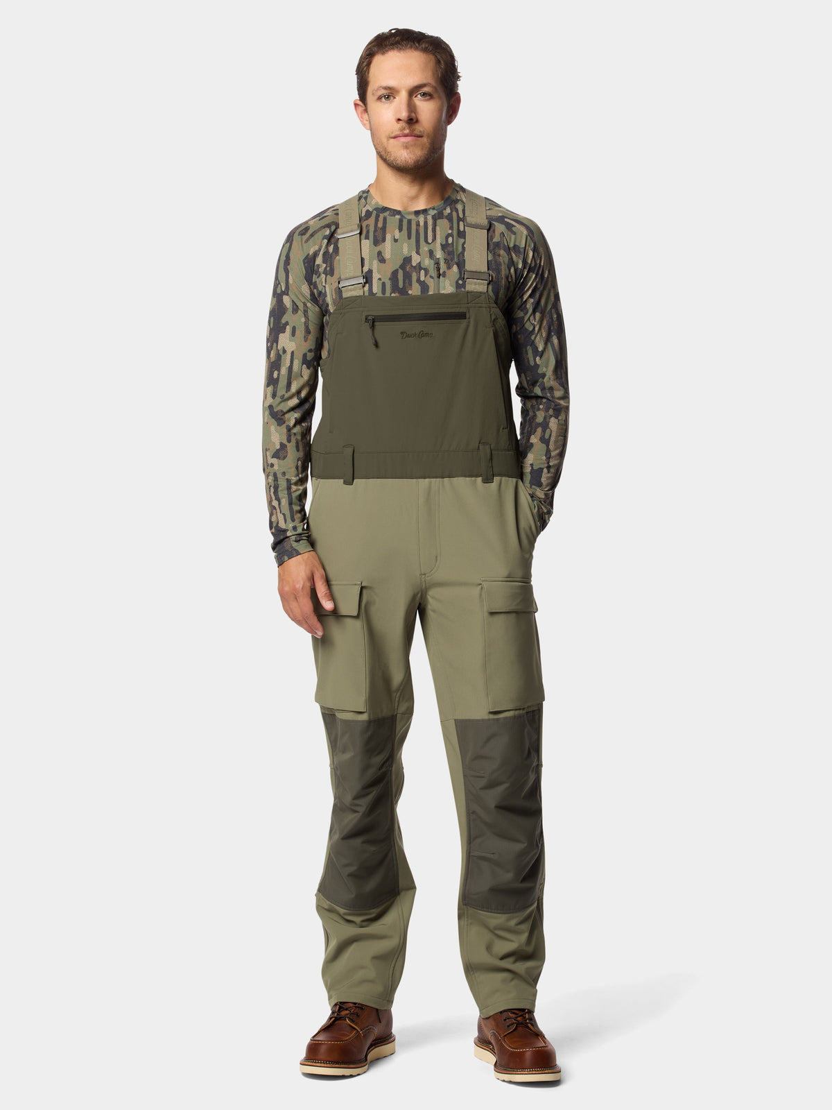 Men's Terrain Guard Softshell Bib - Moss