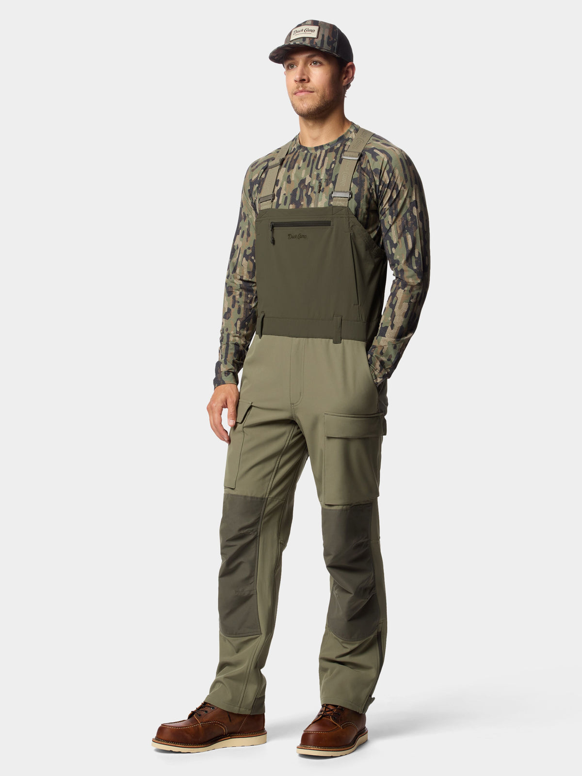 Men's Terrain Guard Softshell Bib - Moss